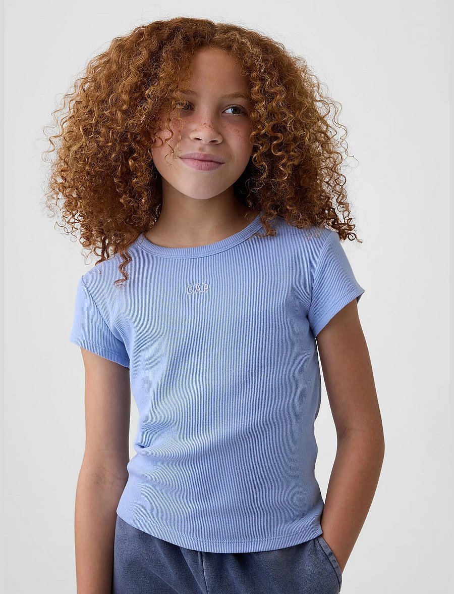 GAP - Kids Mini Logo T-Shirt from the GAP collection - kurzärmelige - air stream blue - 0
