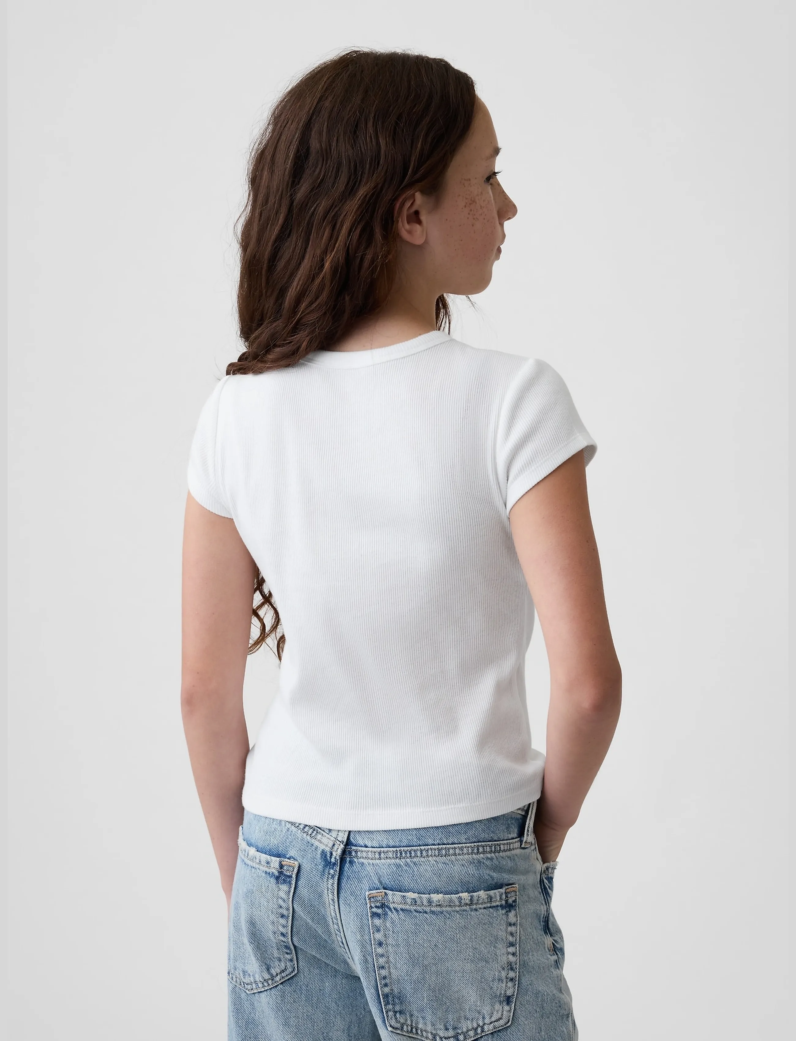 GAP - Kids Mini Logo T-Shirt from the GAP collection - short-sleeved t-shirts - new off white - 2