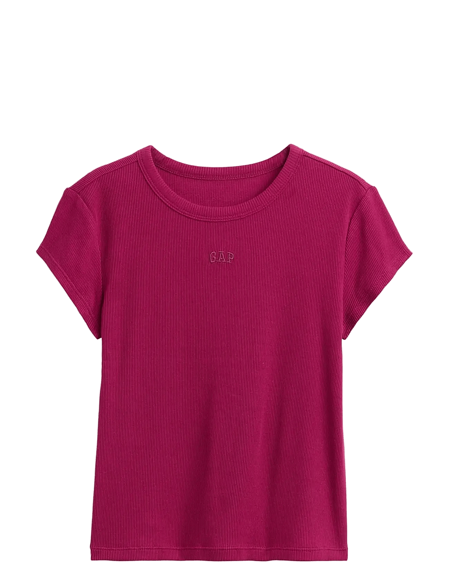 GAP - Kids Mini Logo T-Shirt from the GAP collection - kurzärmelige - ruby pink - 1