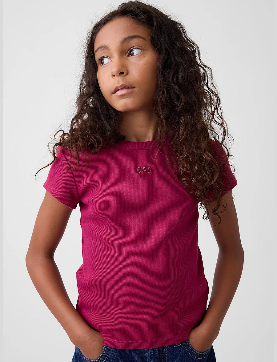 GAP - Kids Mini Logo T-Shirt from the GAP collection - kurzärmelige - ruby pink - 0