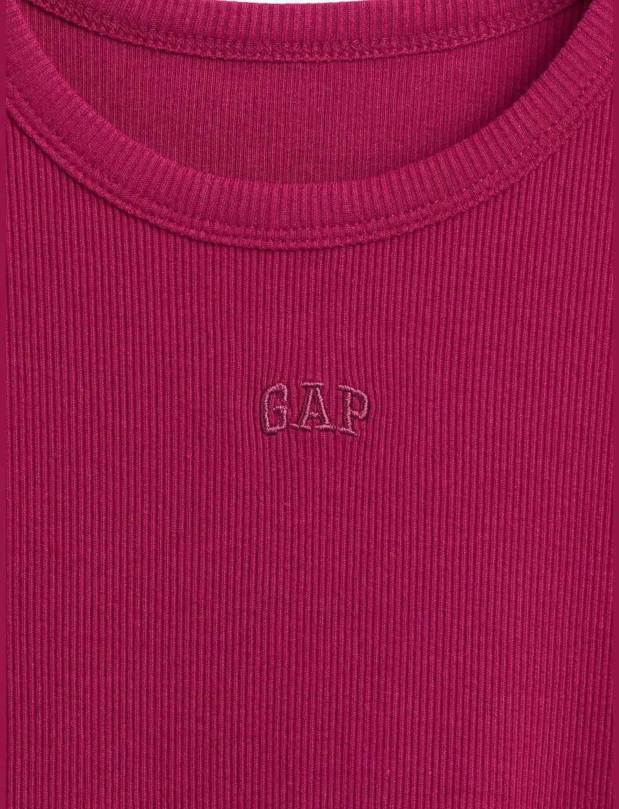GAP - Kids Mini Logo T-Shirt from the GAP collection - kurzärmelige - ruby pink - 3