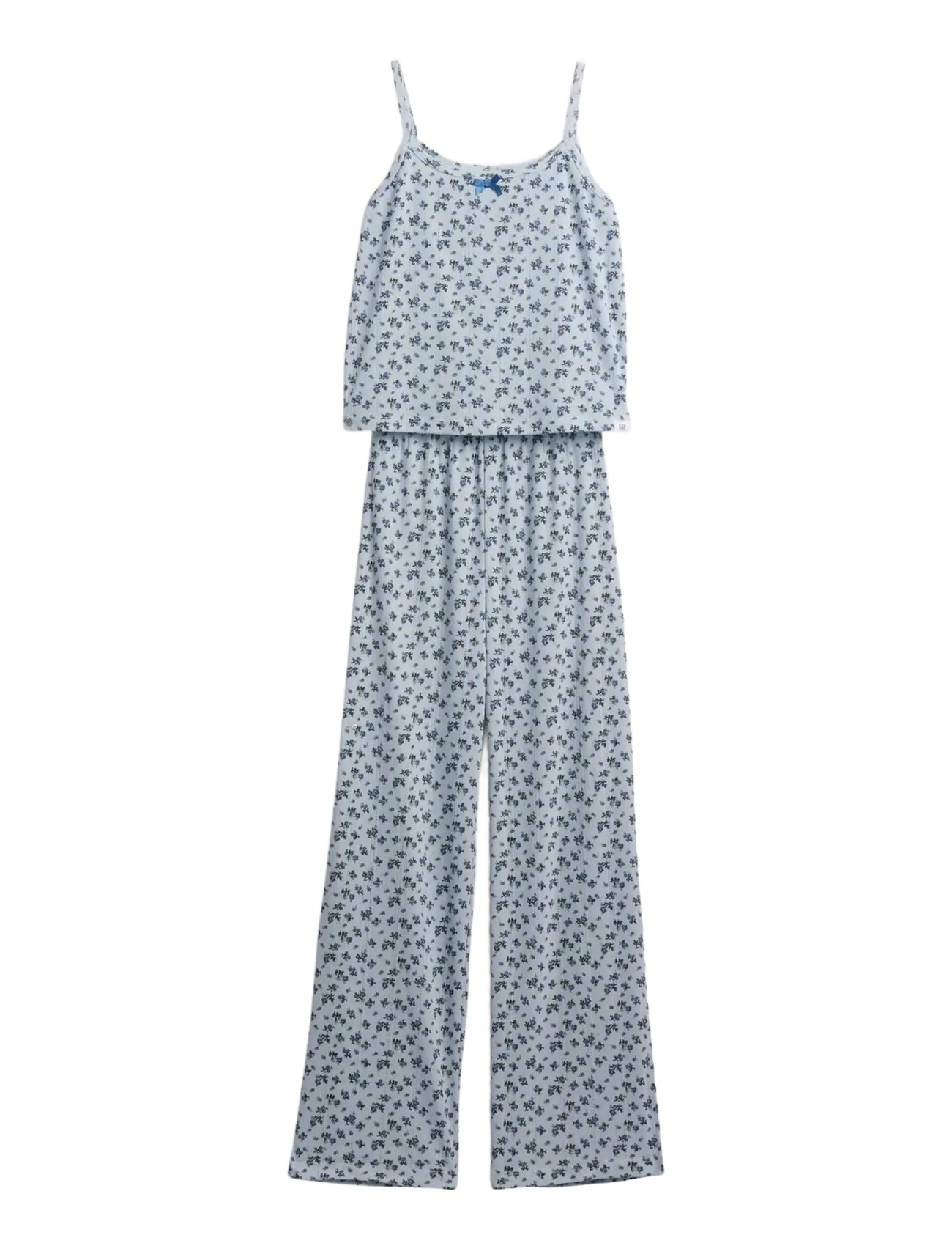 GAP Kids Recycled Pointelle Tank PJ Set - Nach Größe einkaufen - BLUE FLORAL / blue