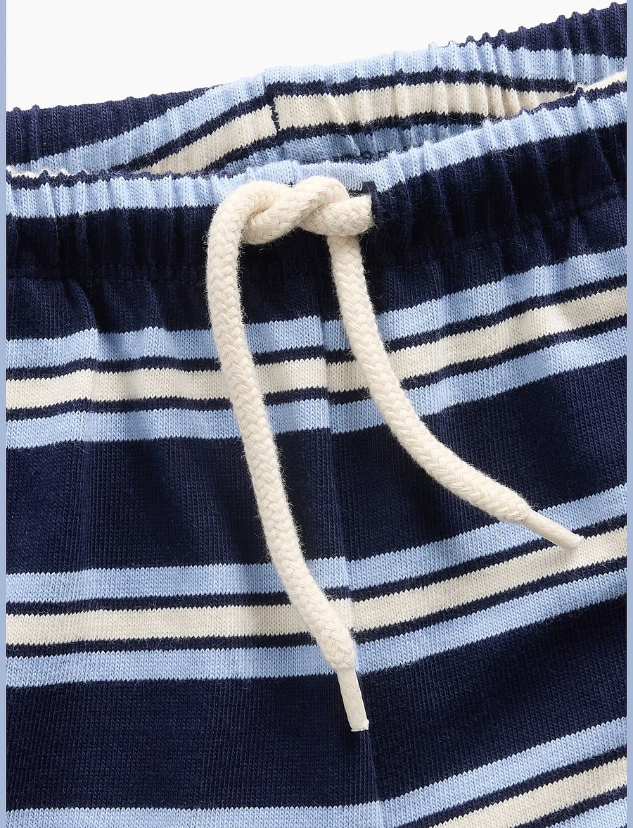 GAP - Kids Heavyweight Wide-Leg Pants from the GAP collection - jogginghosen - navy stripe - 4