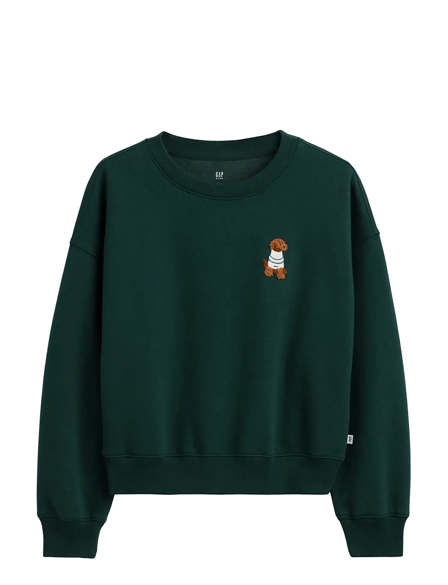GAP - Kids VintageSoft Wedge Sweatshirt from the GAP collection - sweatshirts - deep hunter 505 - 1