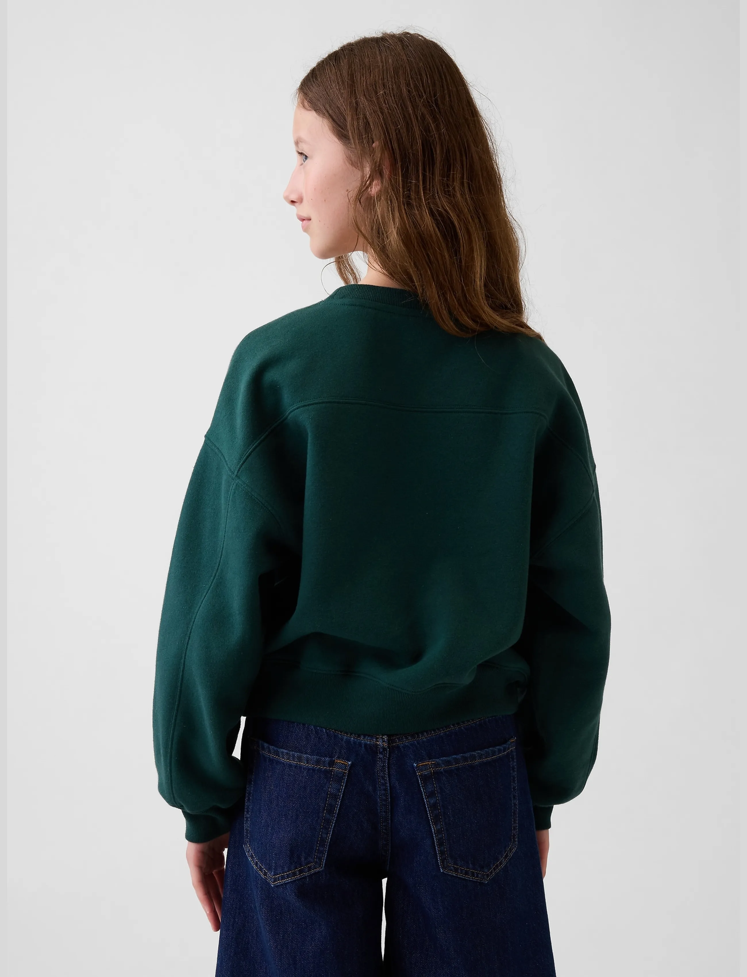 GAP - Kids VintageSoft Wedge Sweatshirt from the GAP collection - sweatshirts - deep hunter 505 - 3