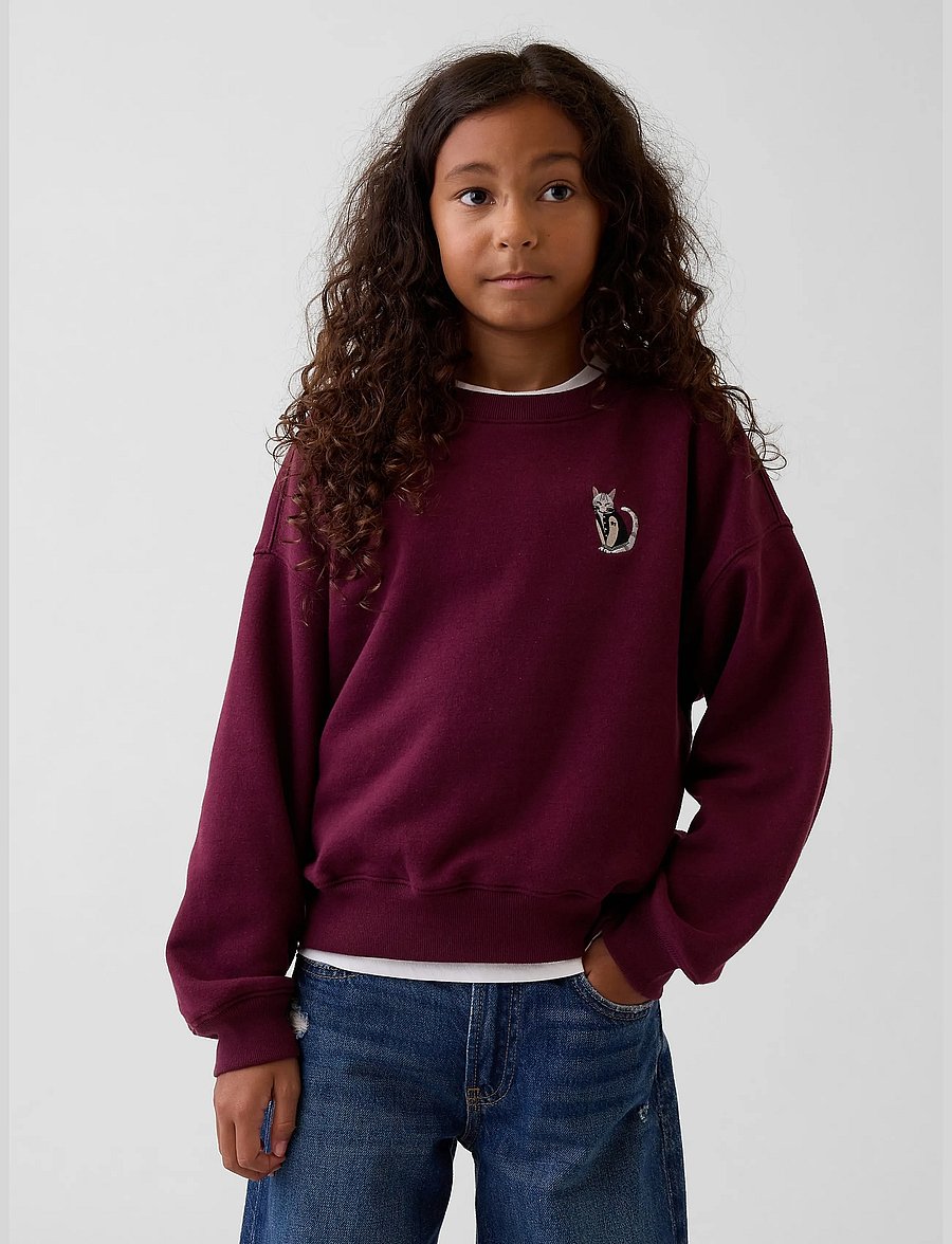 GAP - Kids VintageSoft Wedge Sweatshirt from the GAP collection - sweatshirts - tuscan red - 0