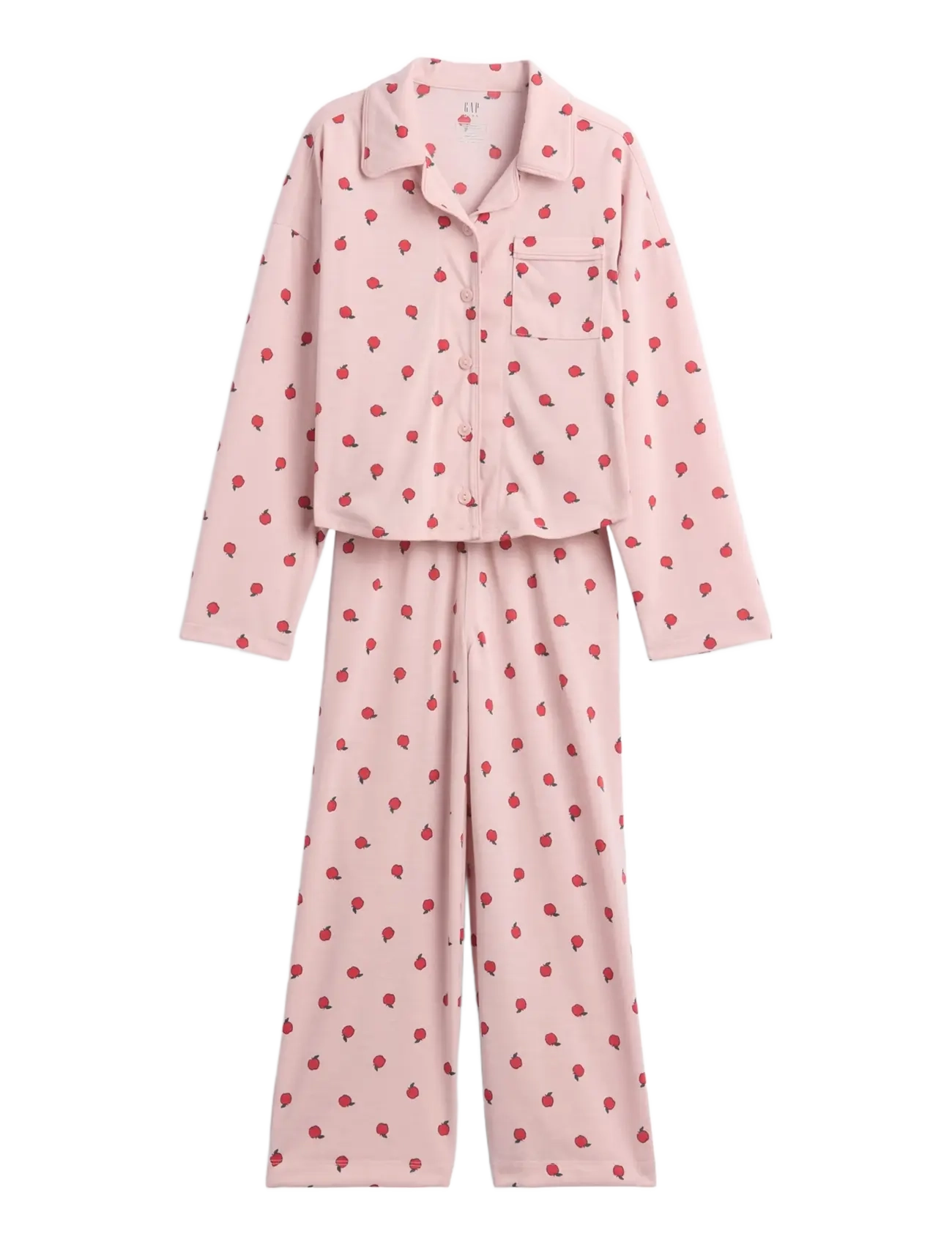 GAP Kids Recycled Print PJ Set - GAP - APPLE / pink/rose