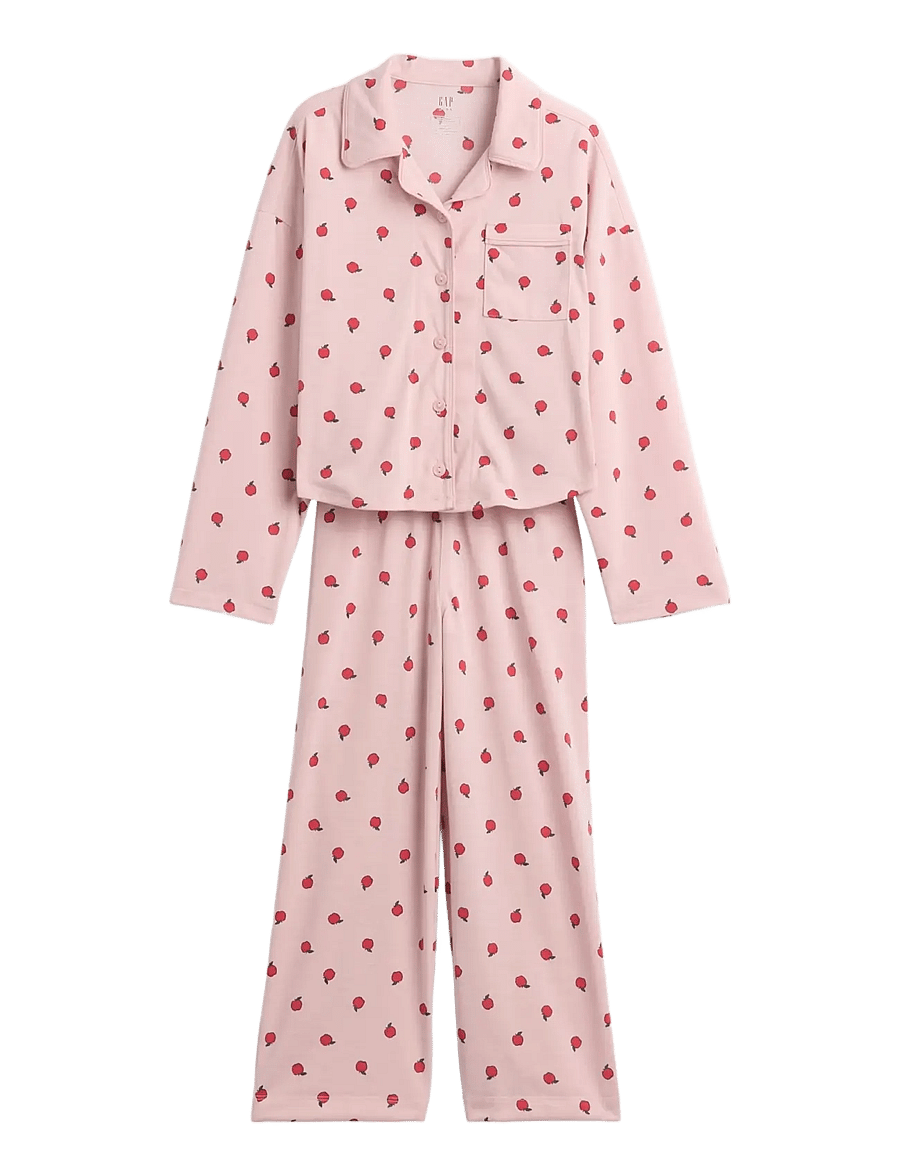 GAP - Kids Recycled Print PJ Set - pyjama-sets - apple - 1