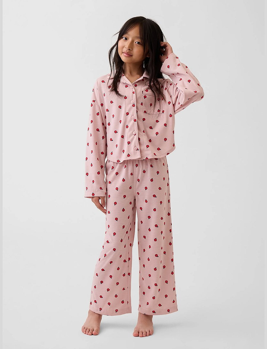 GAP - Kids Recycled Print PJ Set - pyjama-sets - apple - 0