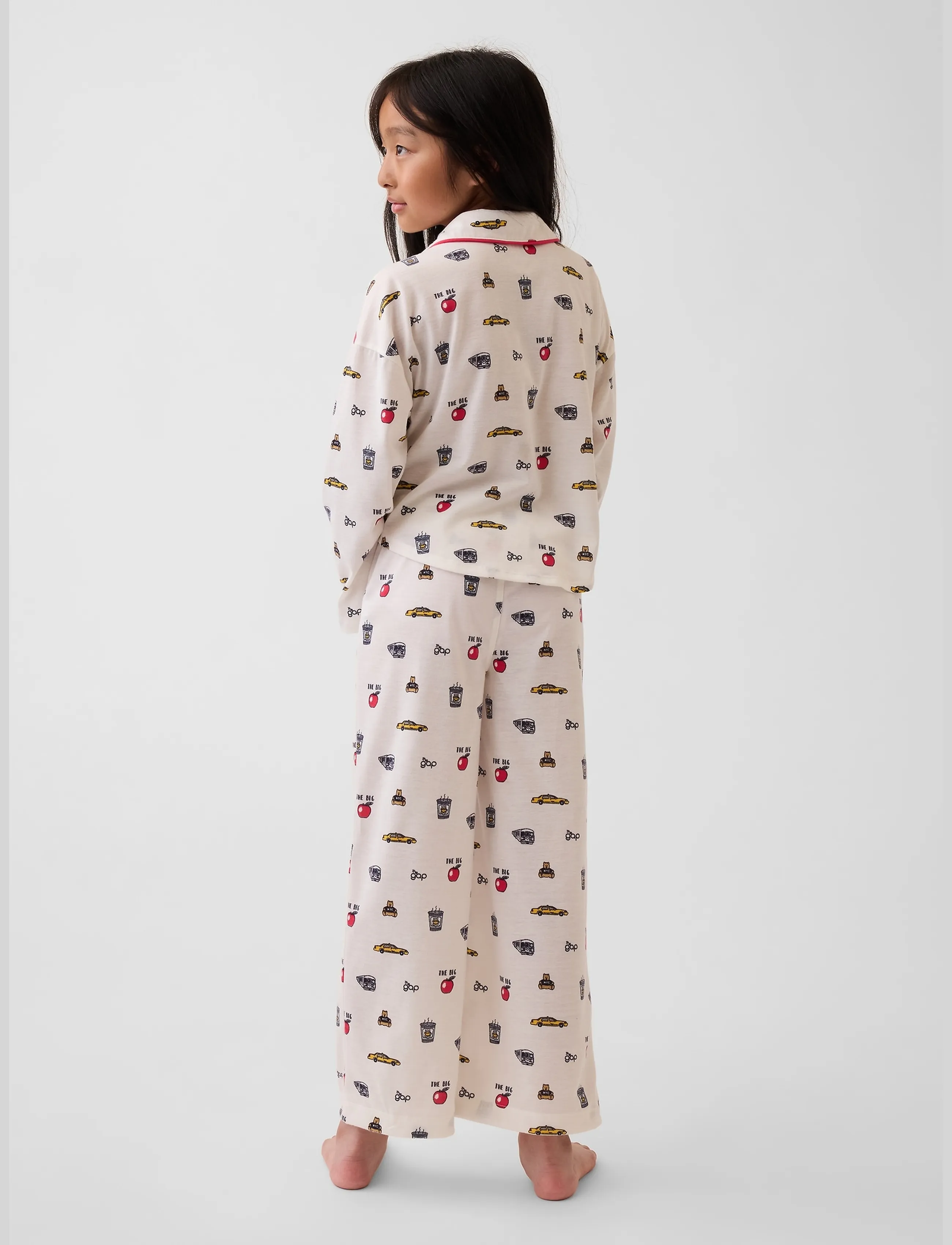 GAP - Kids Recycled Print PJ Set - new york - 2