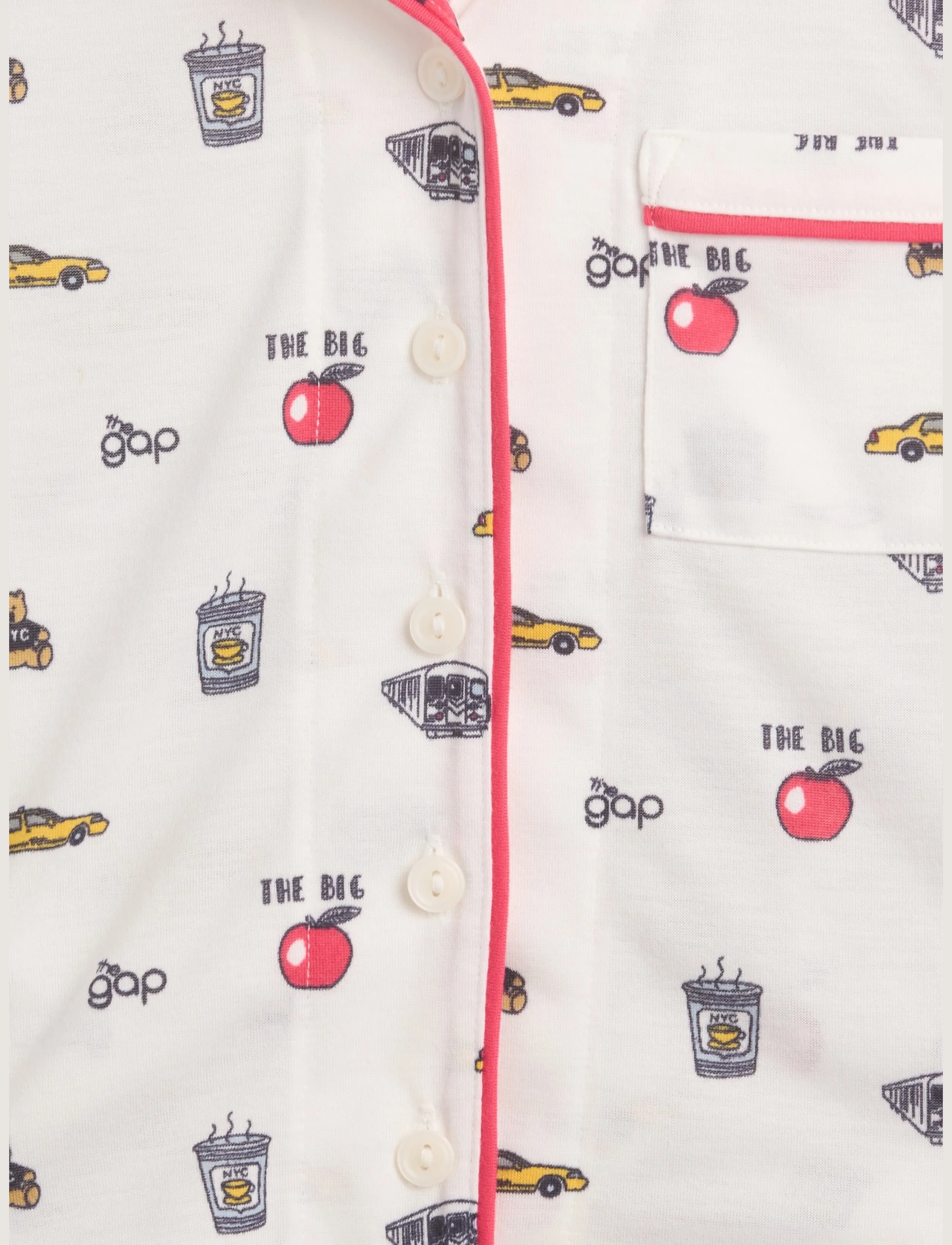 GAP - Kids Recycled Print PJ Set - new york - 3