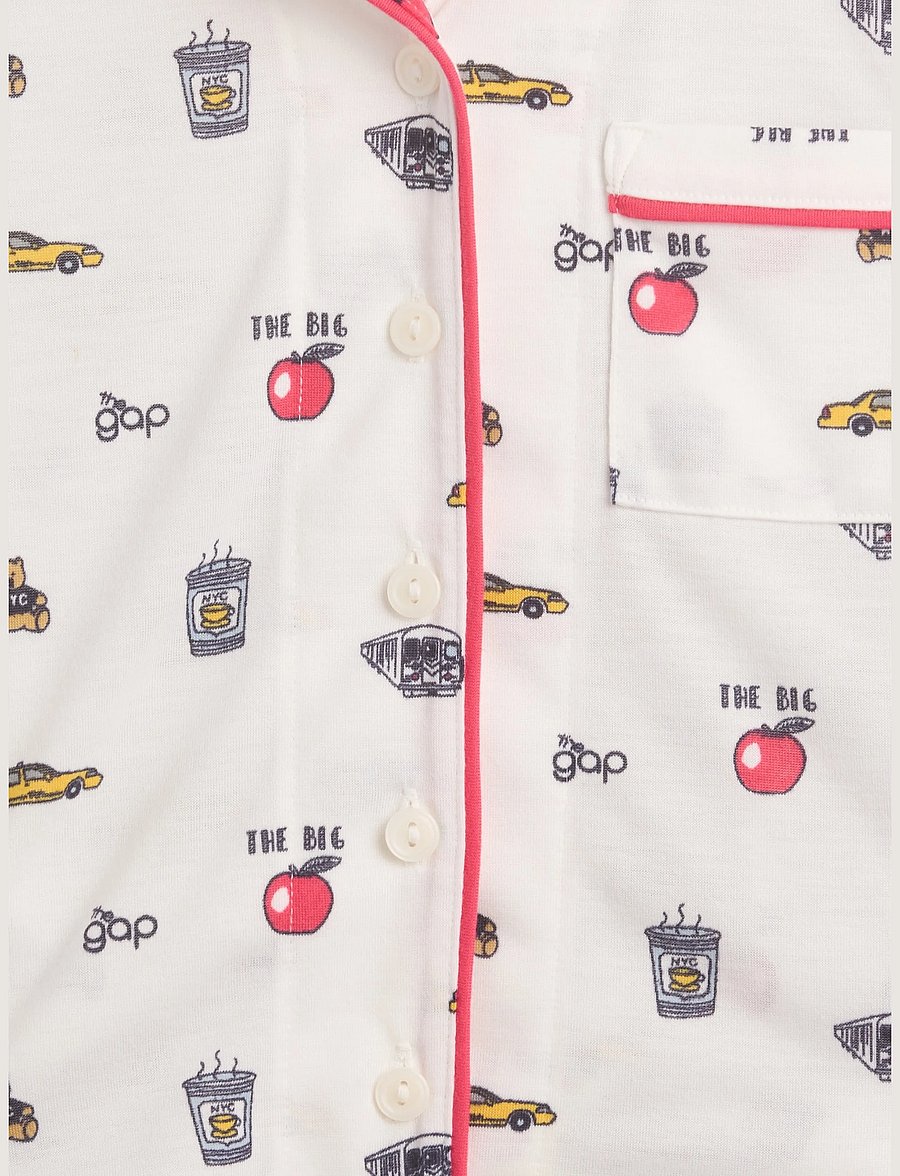 GAP - Kids Recycled Print PJ Set - osta vanuse järgi - new york - 3