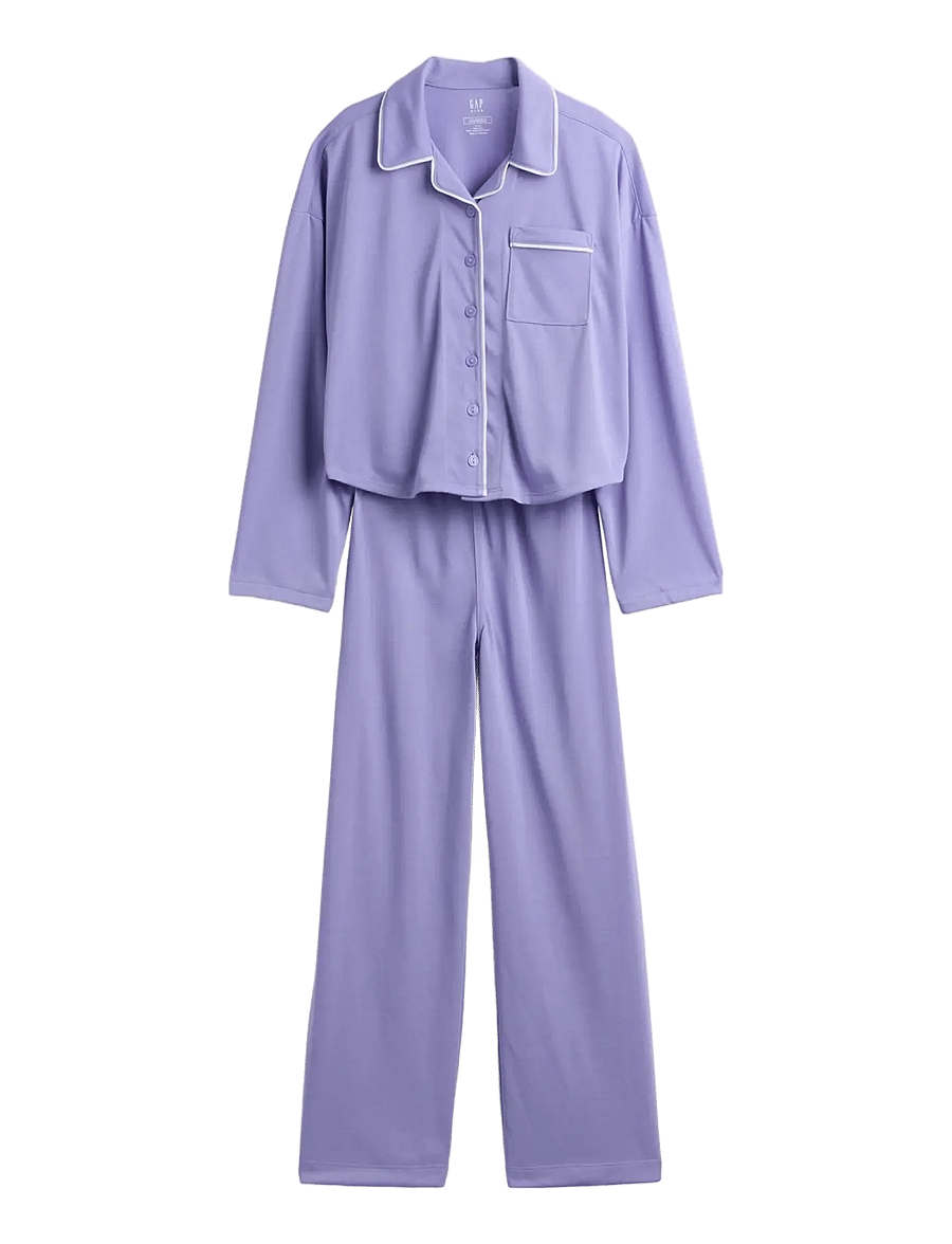 GAP - Kids Recycled PJ Set from the GAP collection - purple heart 696 - 1