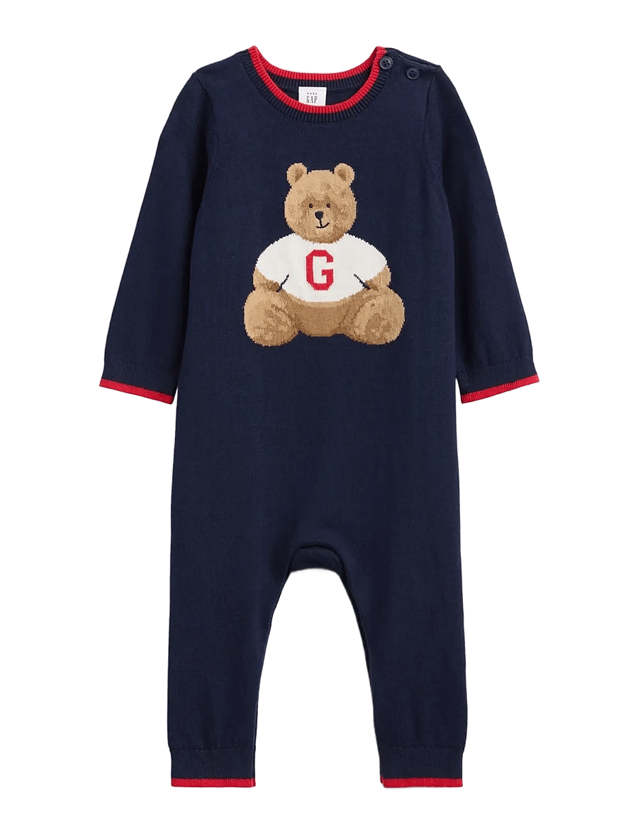 GAP - Baby Graphic Sweatshirt from the GAP collection - pikkade varrukatega - navy uniform - 0