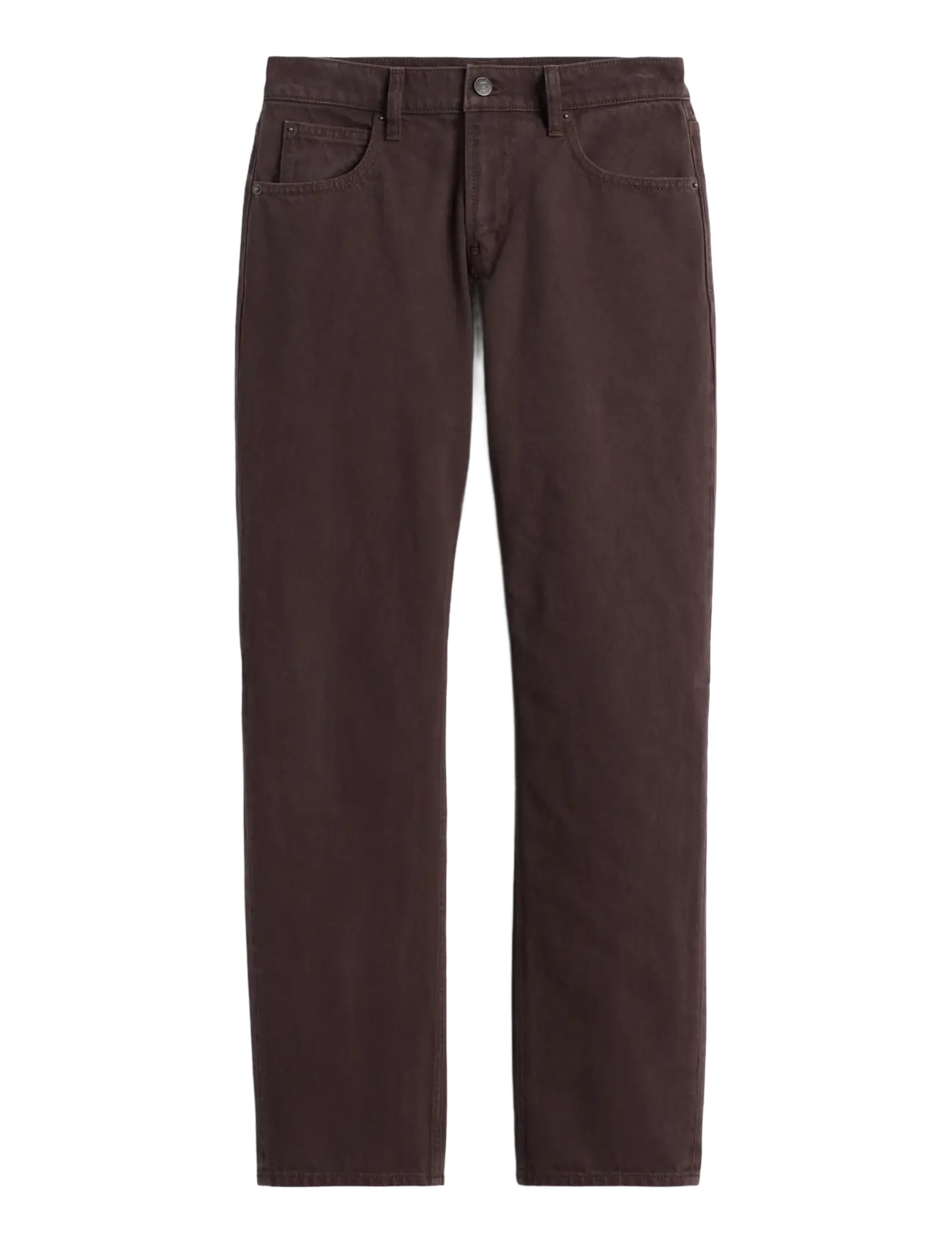 GAP - Mid Rise Straight Taper Jeans - terra brown v2 - 1