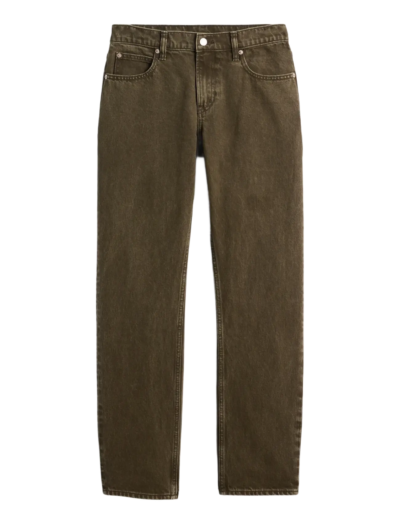 GAP - Mid Rise Straight Taper Jeans - tapered jeans - bamboo - 1