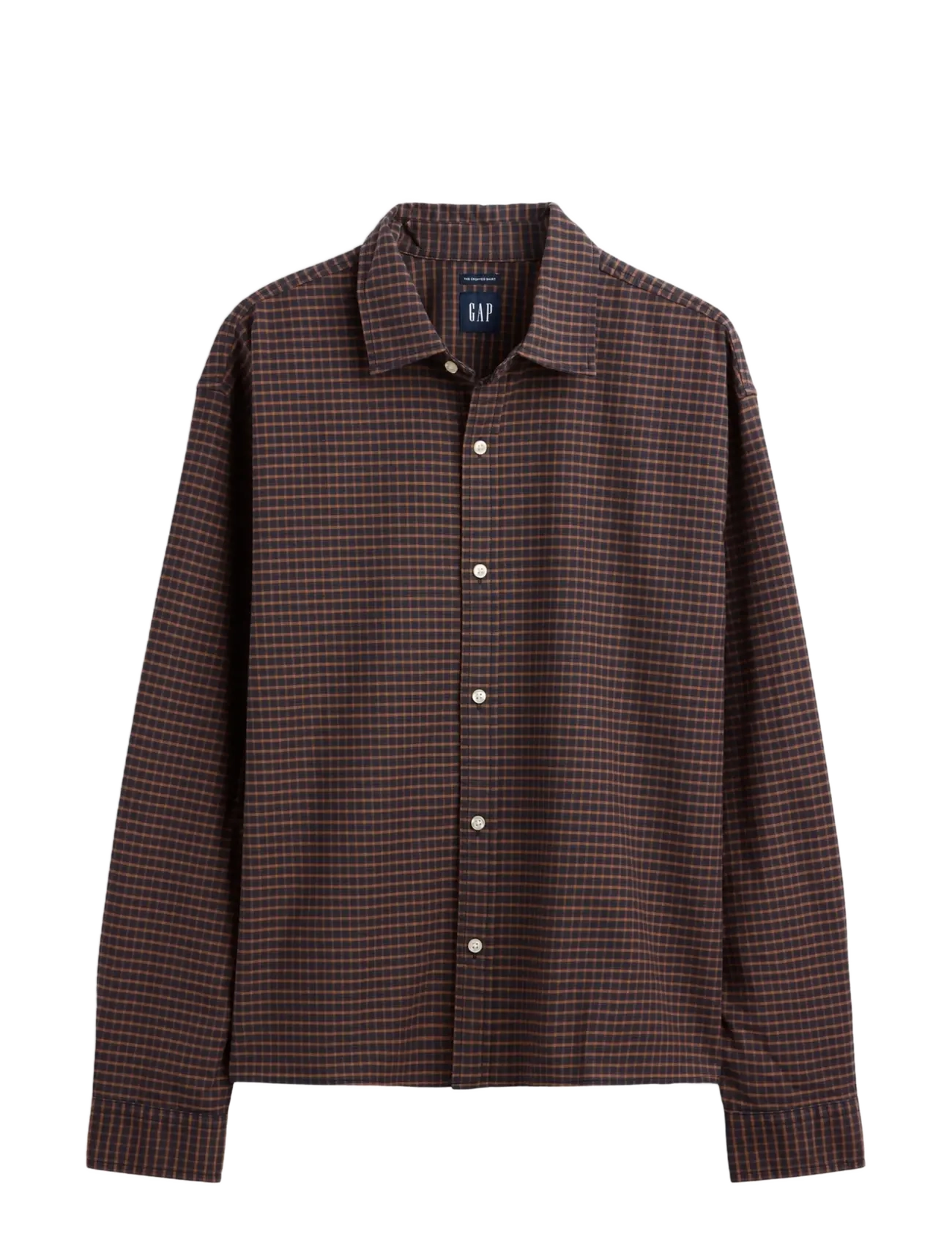 GAP - Relaxed Crop Straight-Hem Oxford