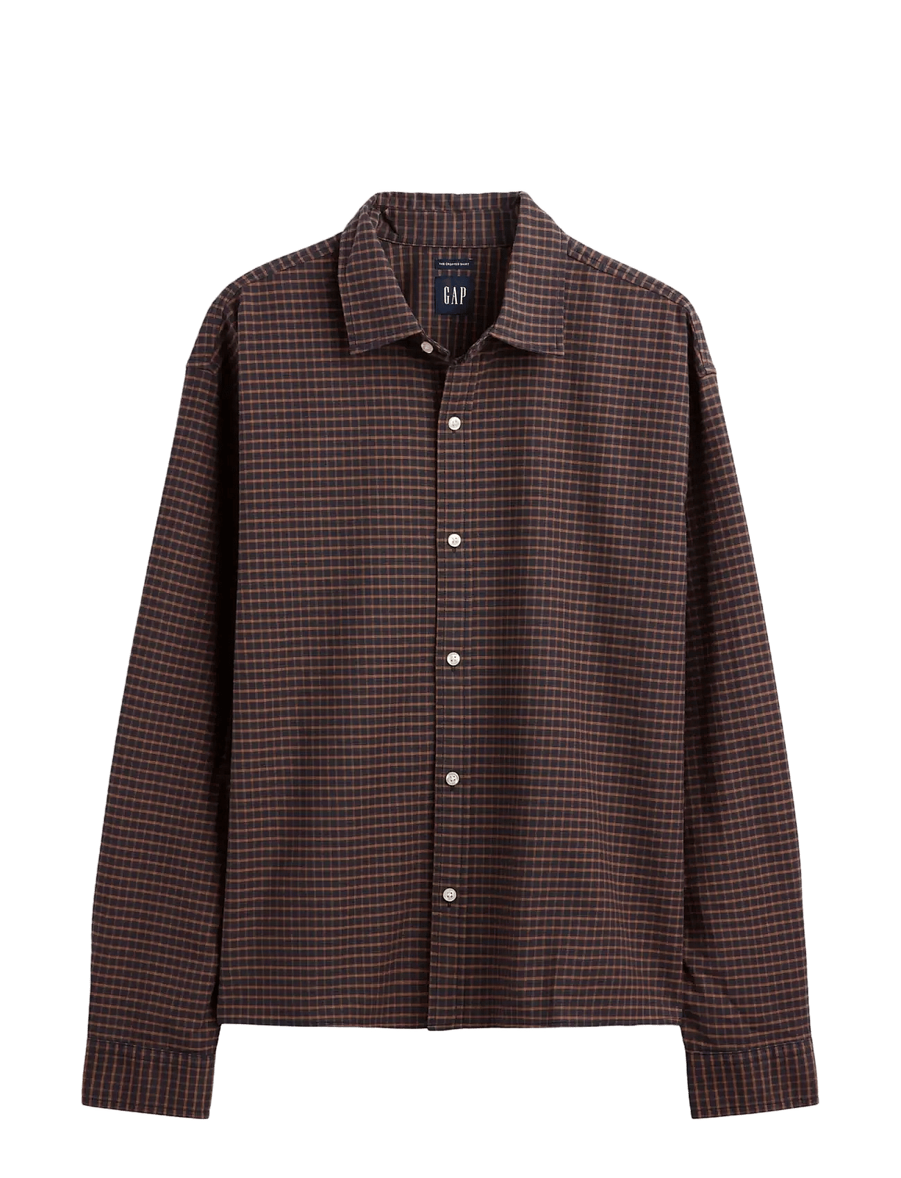 GAP - Relaxed Crop Straight-Hem Oxford