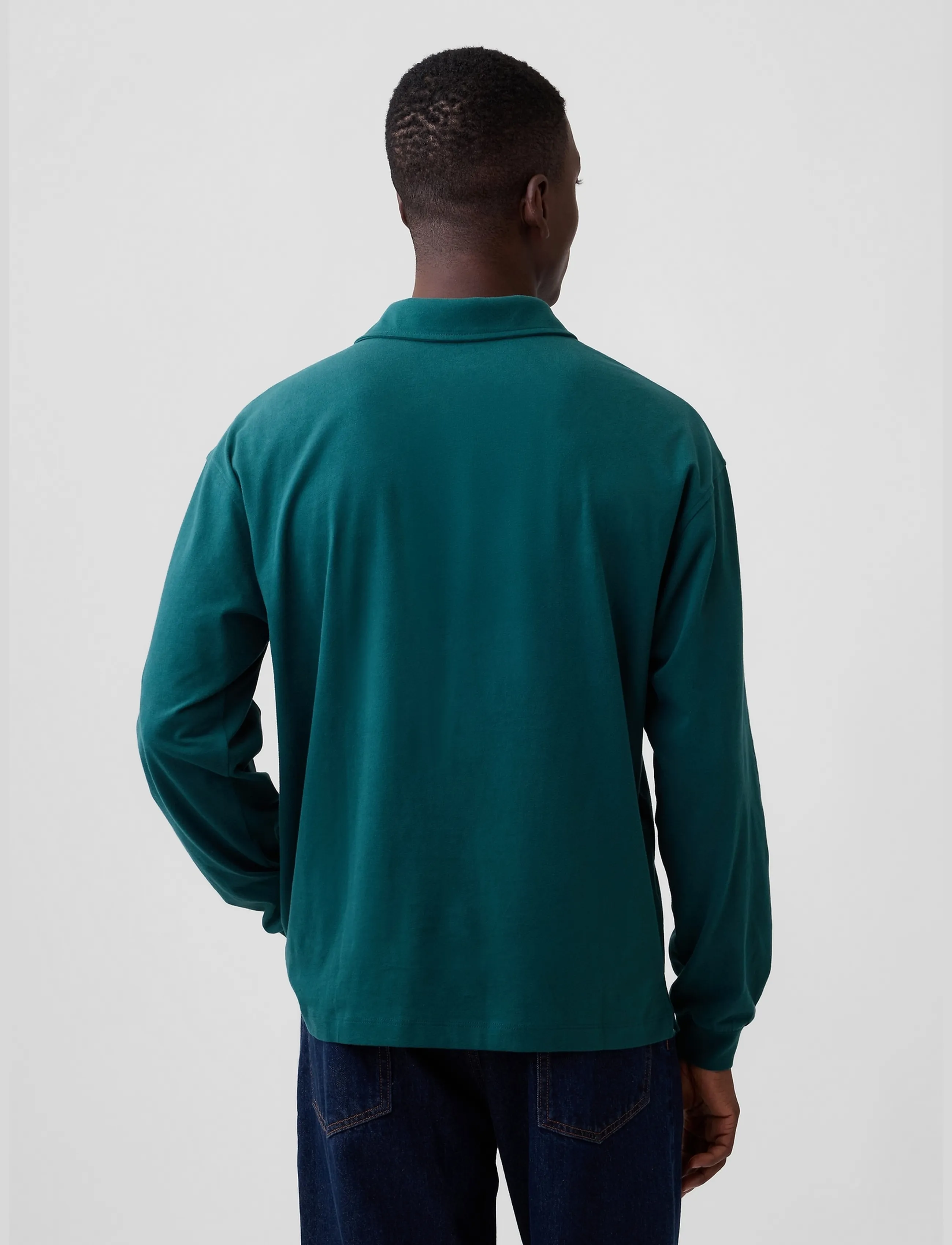 GAP - Vintage Soft Boxy Polo Shirt - tropic green - 3