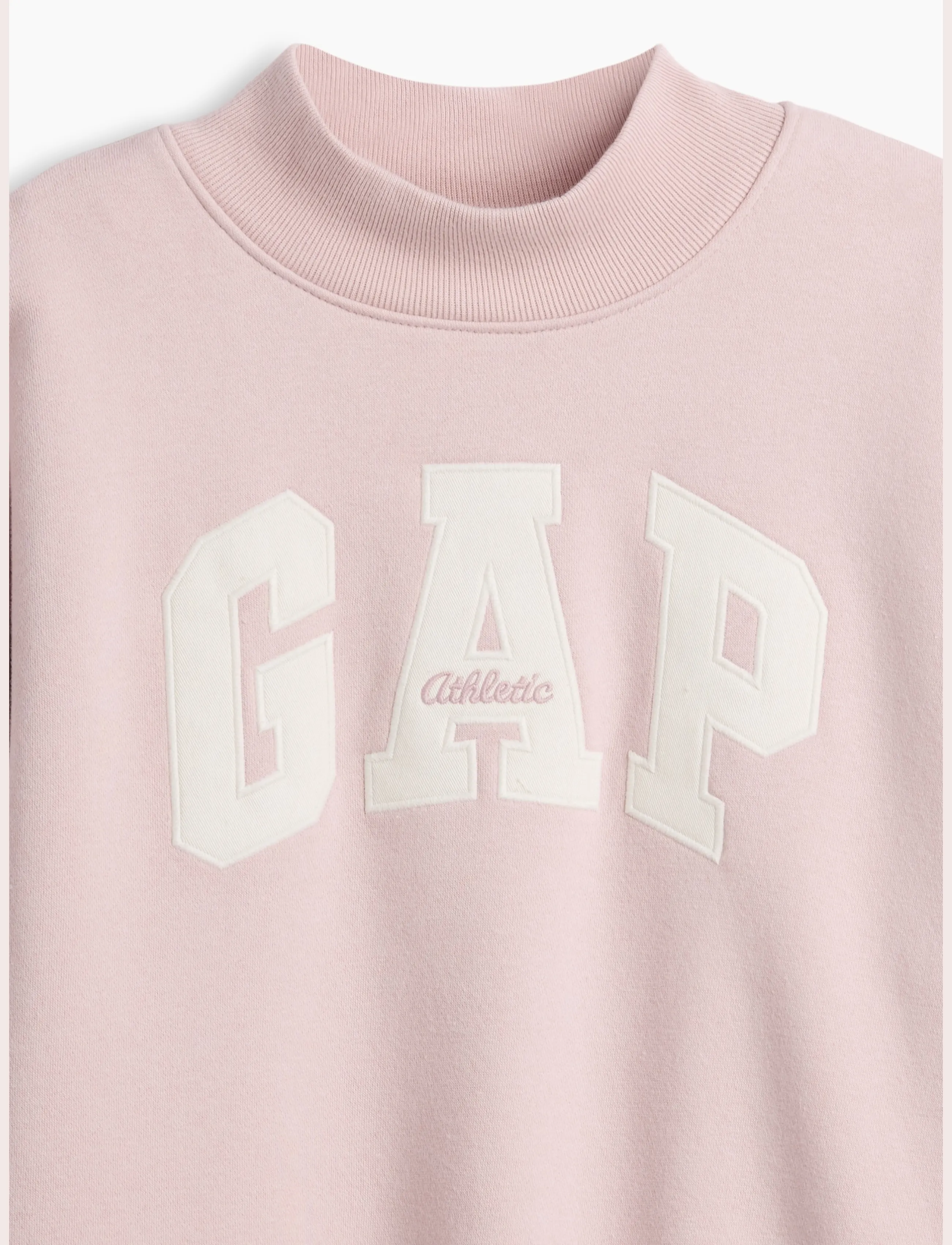 GAP - Kids VintageSoft Oversized Mockneck Logo Sweatshirt - primitive - 4