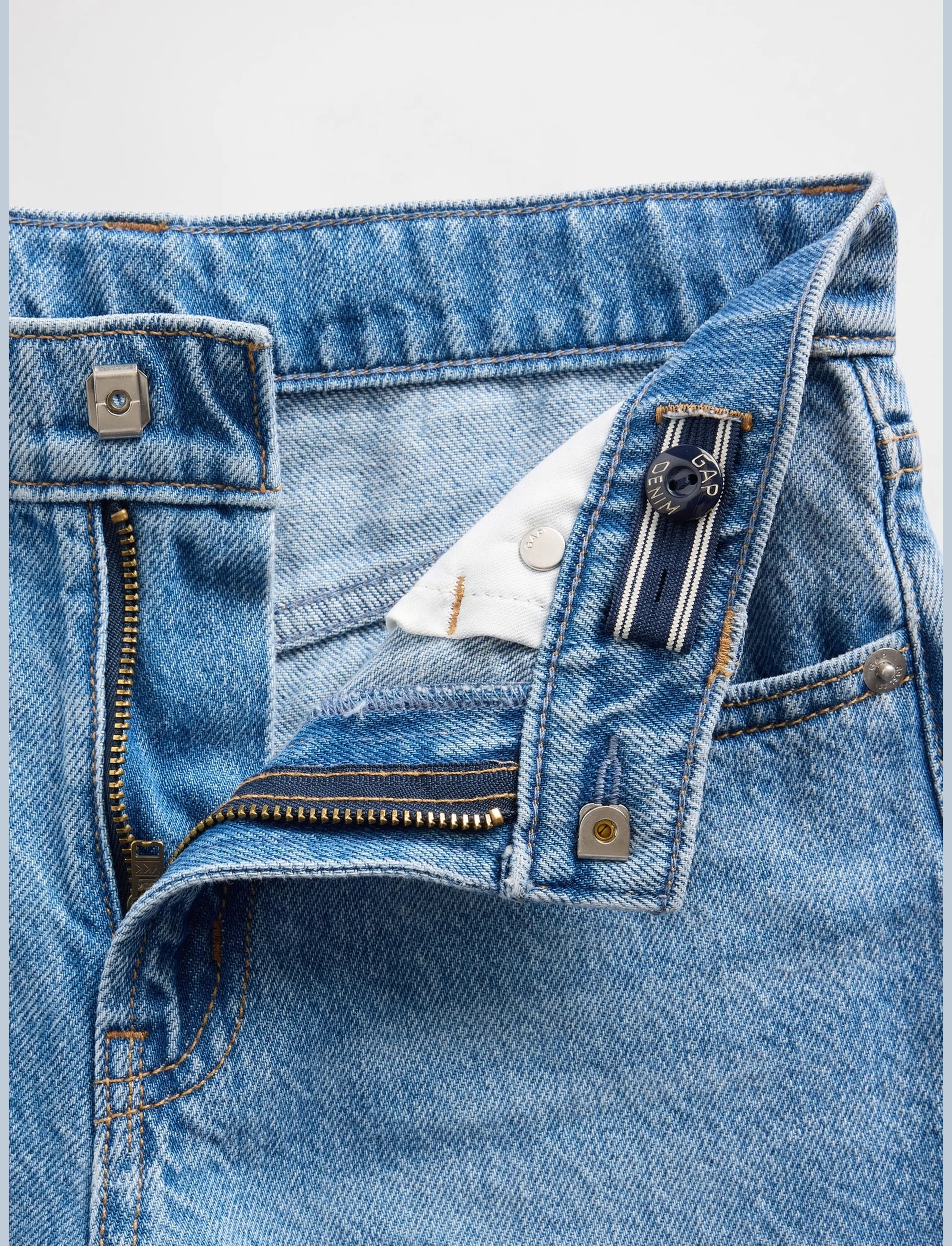 GAP - Kids Low Rise Baggy Jeans - hosen mit weitem bein - medium wash - 5