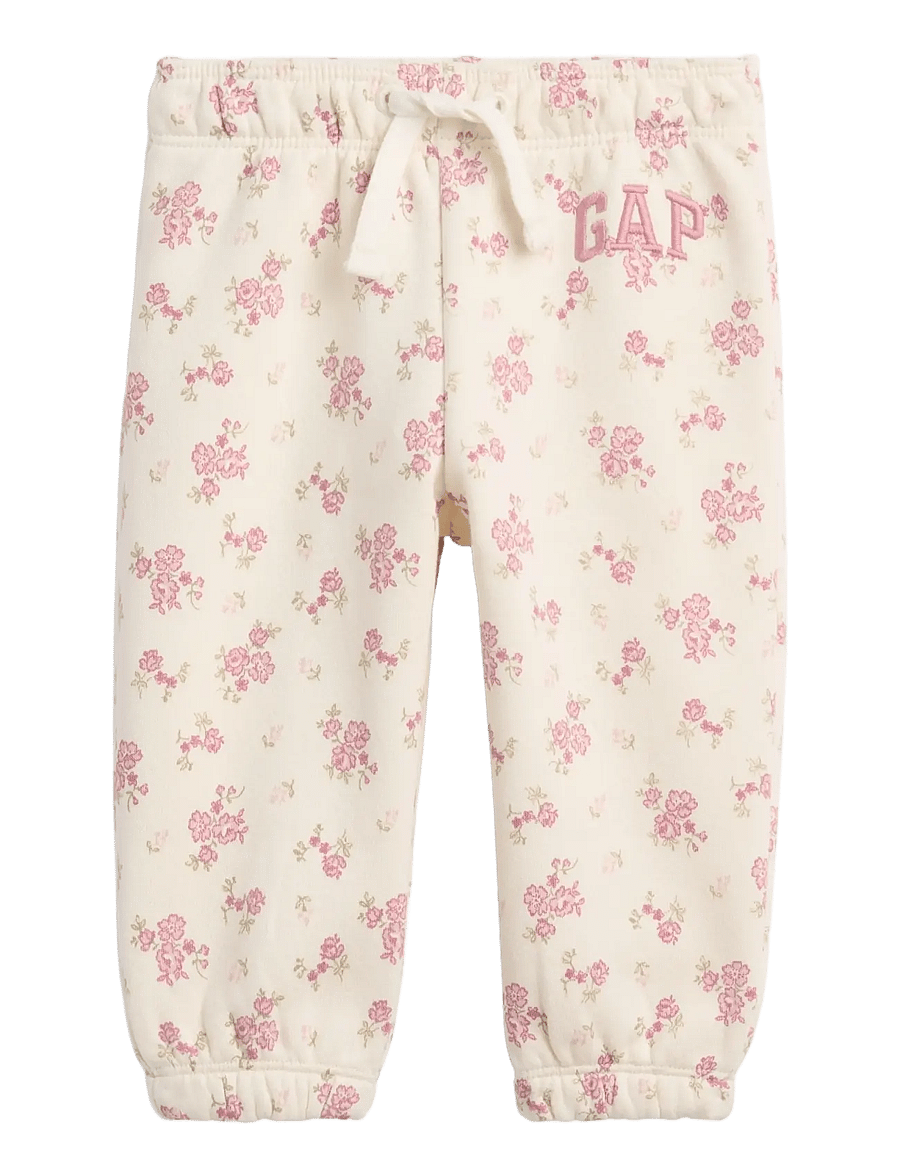 GAP - Baby VintageSoft Gap Logo Joggers - babyhosen - pink floral - 0