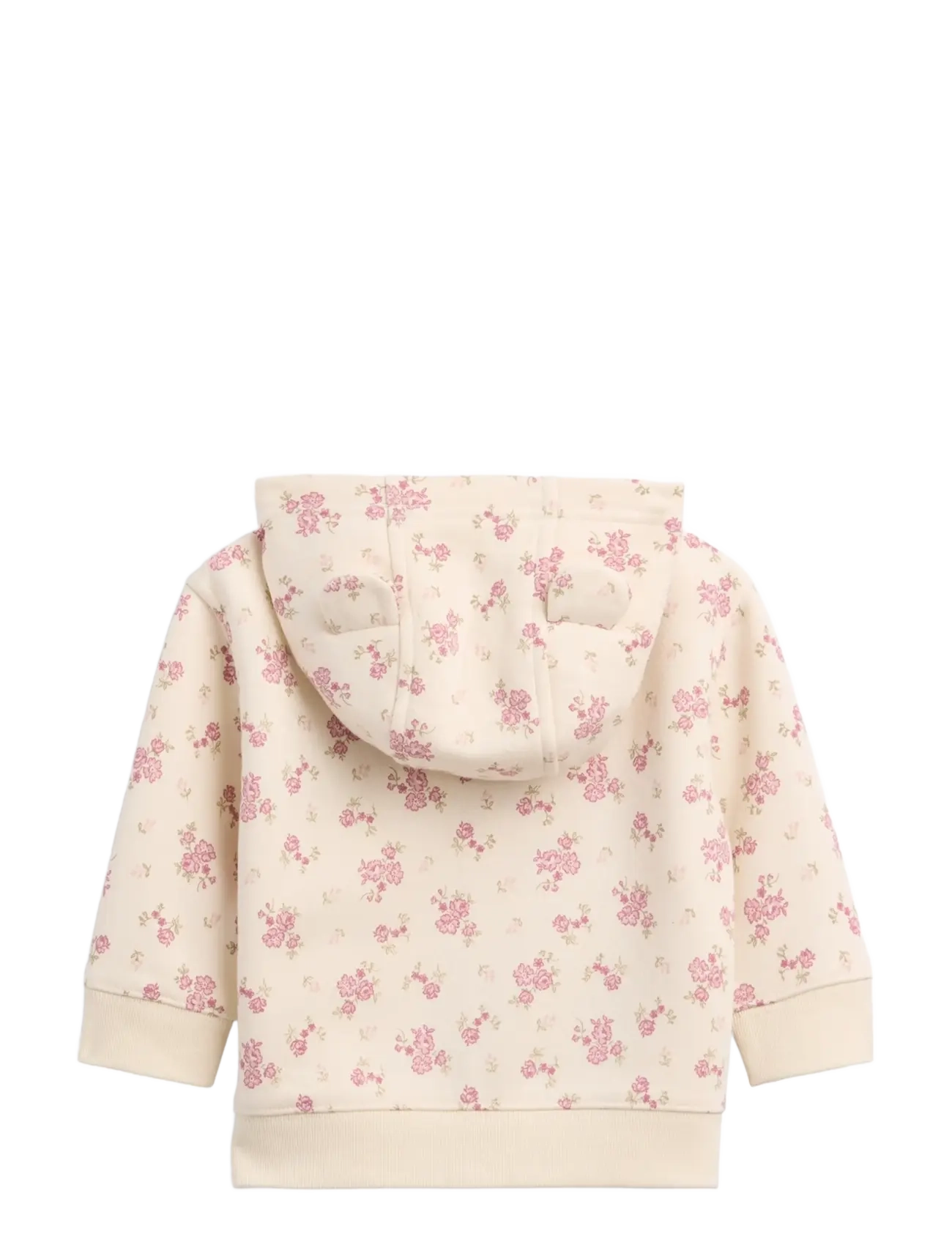 GAP - Baby VintageSoft Brannan Bear Gap Logo Zip Hoodie - pink floral - 1