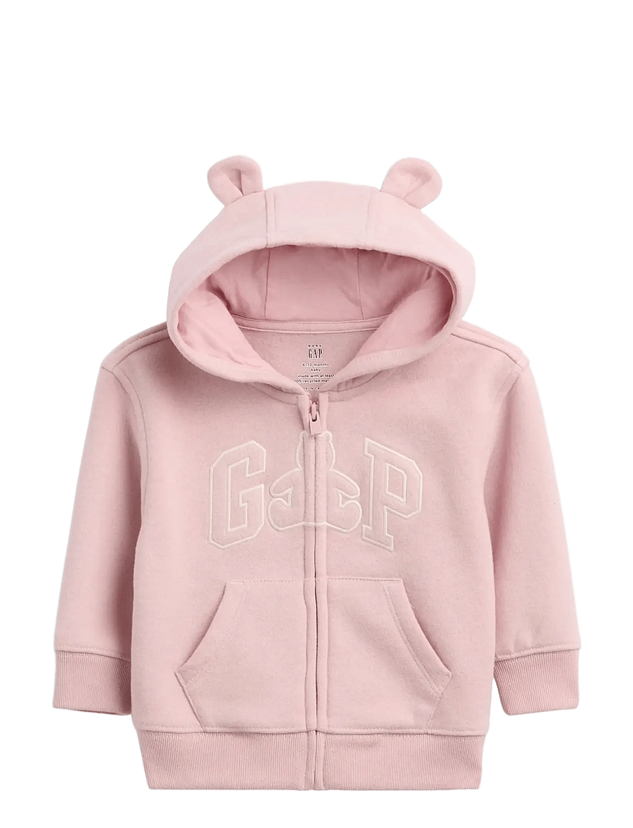 GAP - Baby VintageSoft Brannan Bear Gap Logo Zip Hoodie - primitive - 0