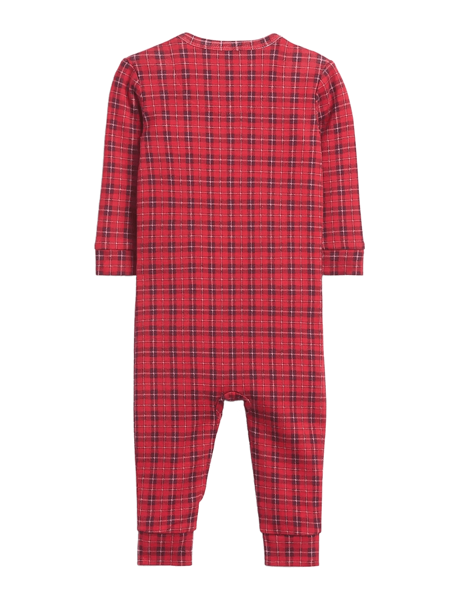 GAP - Knit Sleepwear from the GAP collection - fs red tartan plaid - 1