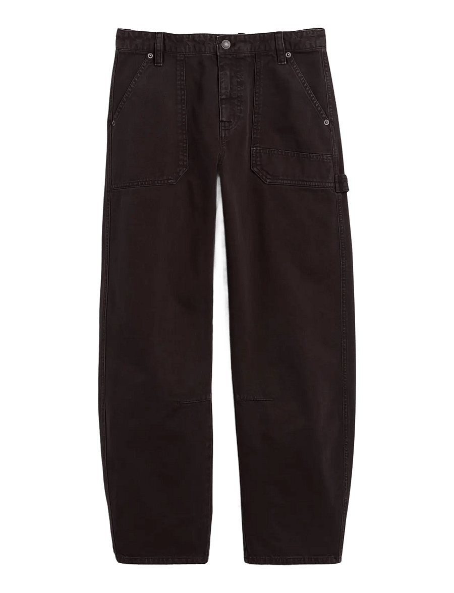 GAP - Mid Rise Barrel Utility Ankle Pants - barrelbyxor - terra brown - 1