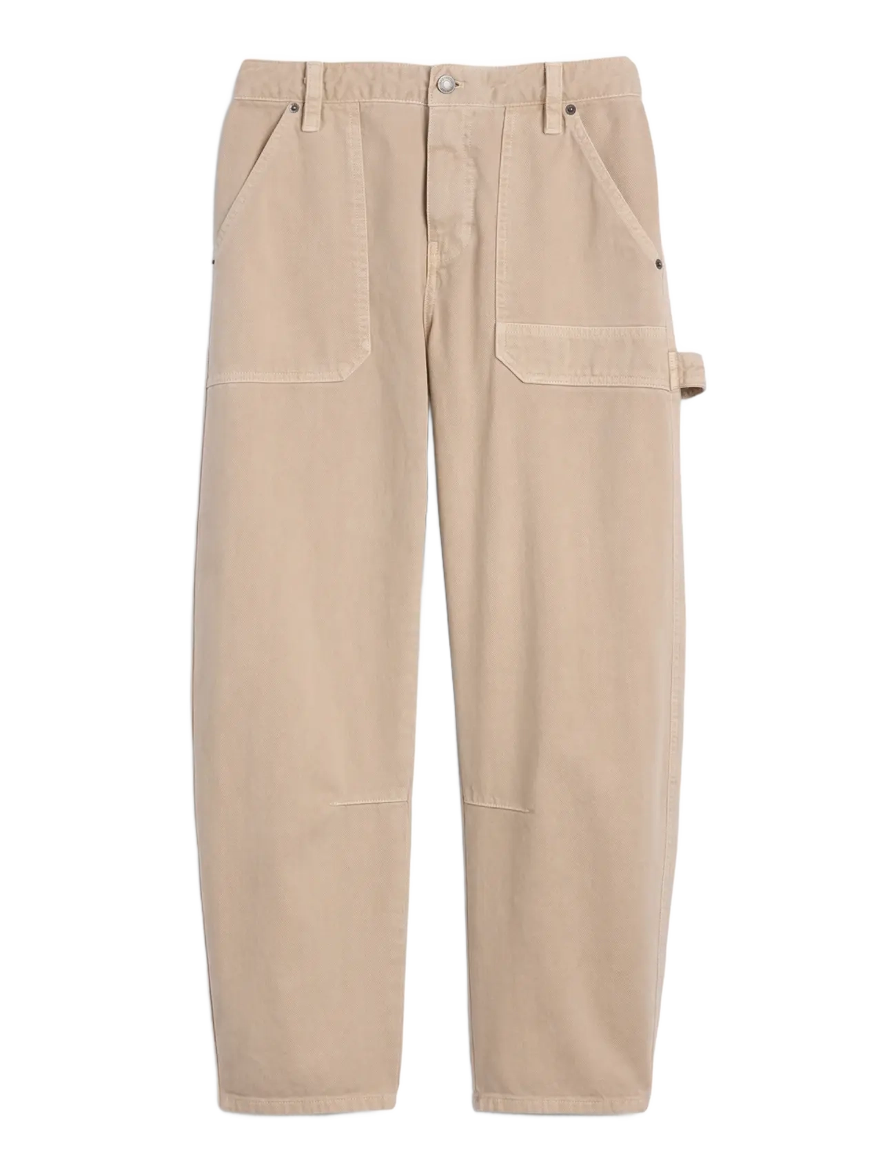 GAP - Mid Rise Barrel Utility Ankle Pants - barrelbyxor - wicker - 1
