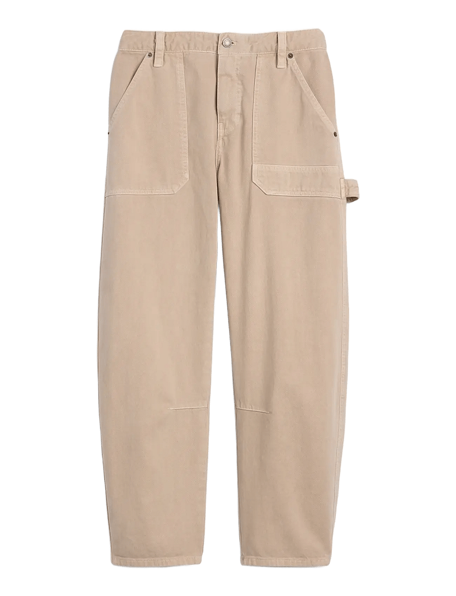GAP - Mid Rise Barrel Utility Ankle Pants - barrelbyxor - wicker - 1