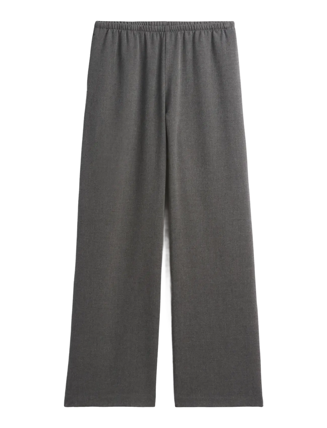 GAP - Wide Leg Twill Bottoms from the GAP collection - hosen mit weitem bein - b65 dark heather grey - 1