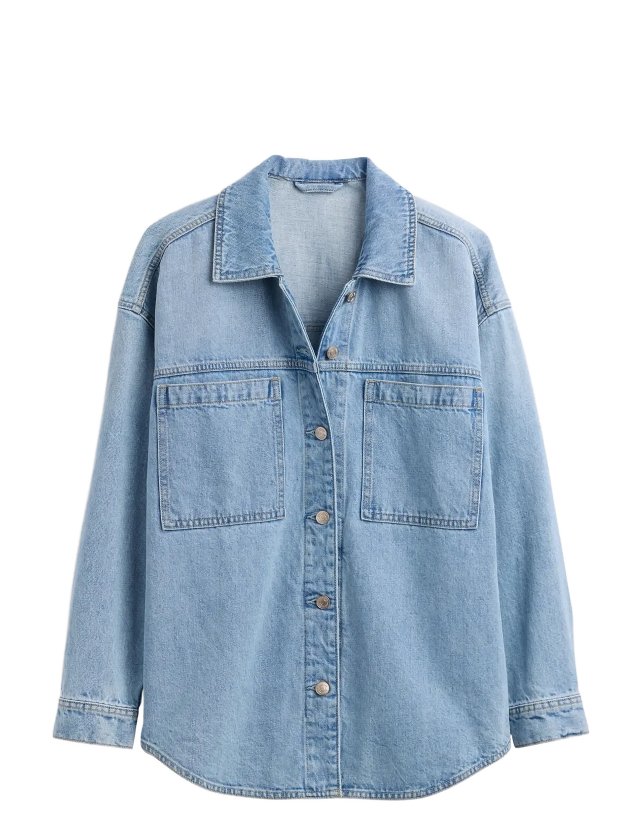 GAP - Denim Oversized Shirt Jacket from the GAP collection - light wash - 1