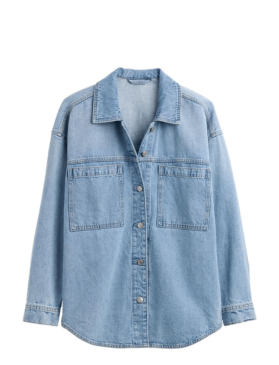 GAP - Denim Oversized Shirt Jacket from the GAP collection - light wash - 1