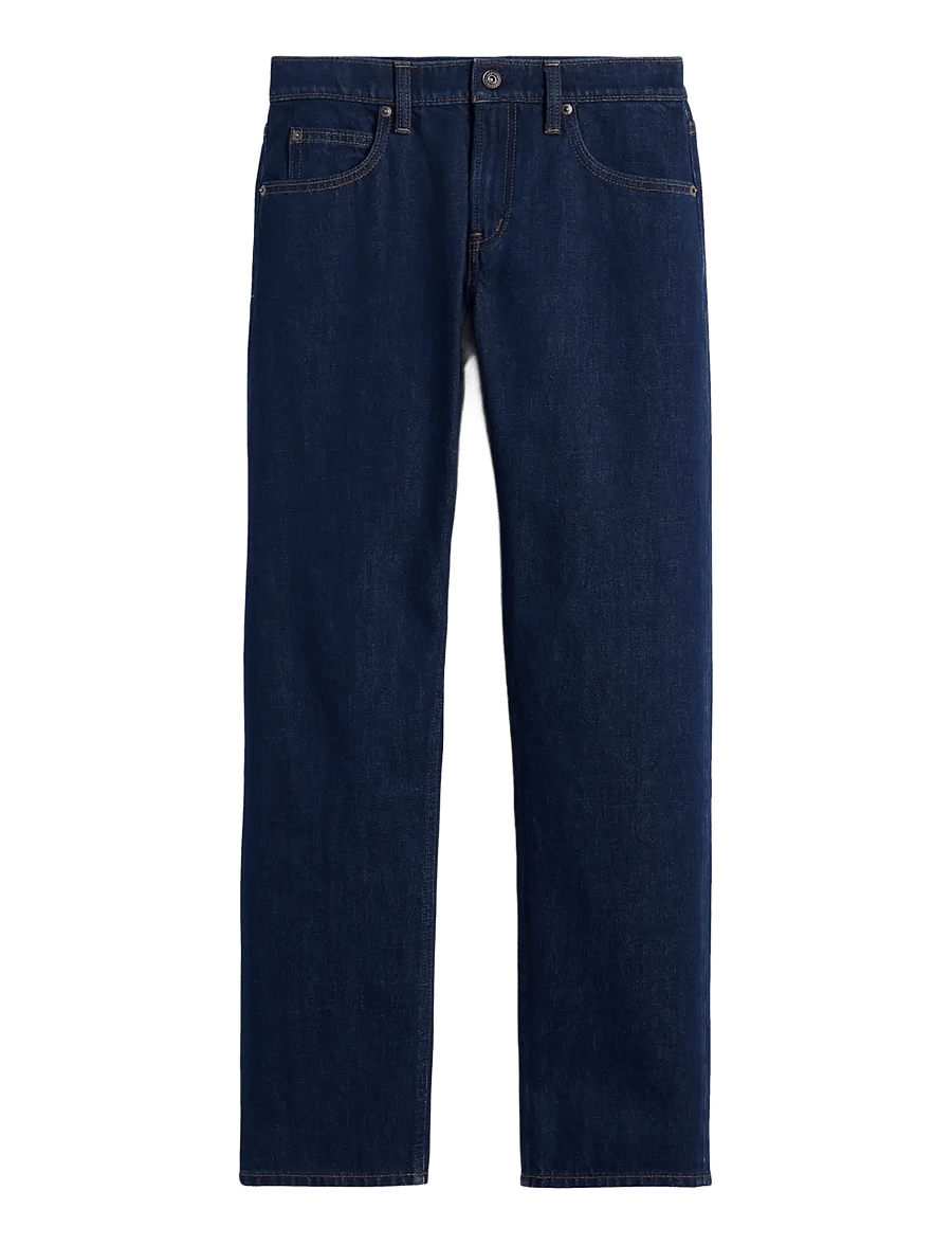 GAP - Mid Rise Straight Taper Jeans - alt kitsenevad teksad - rinse wash - 1