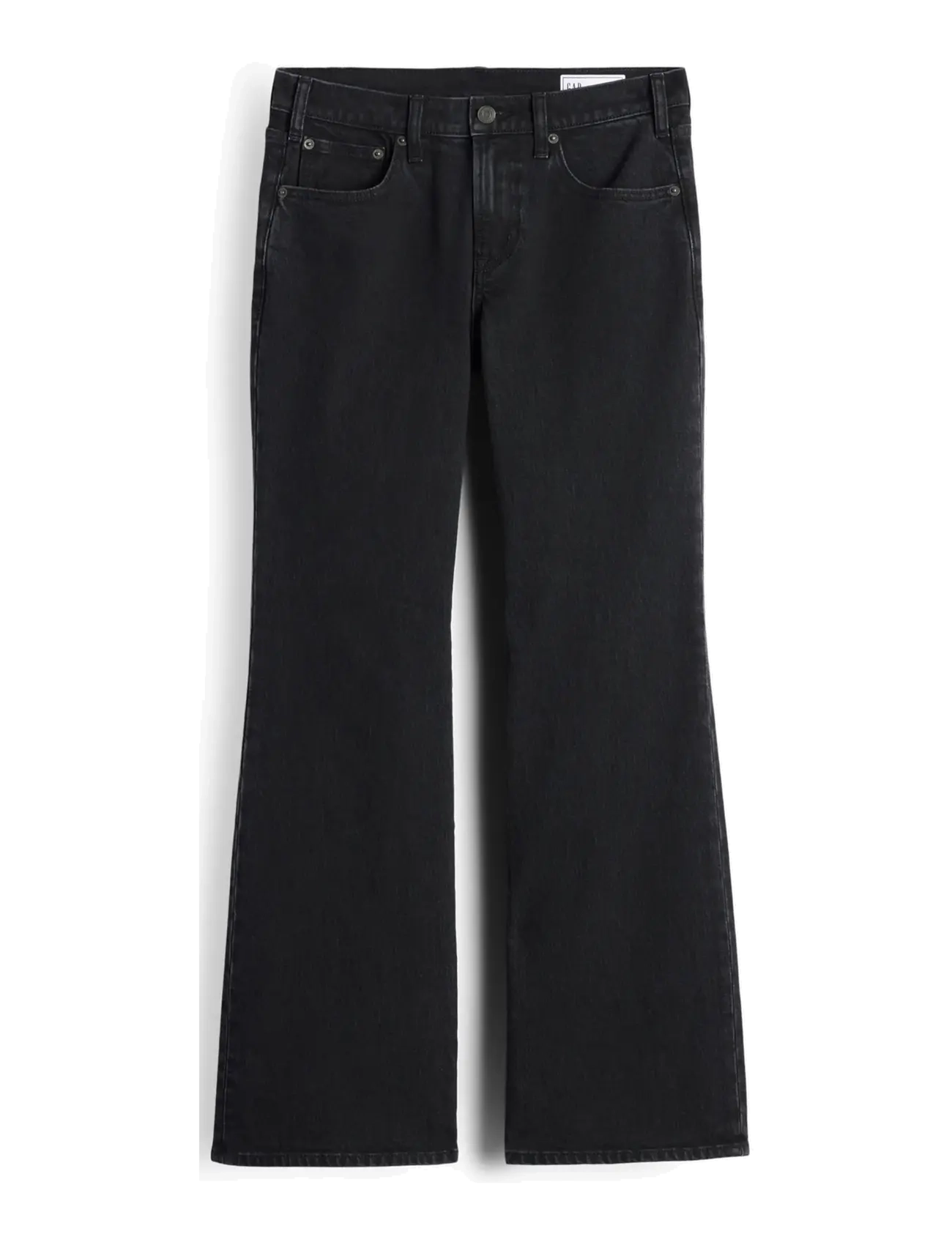GAP - Mid-Rise Relaxed Flare Jeans from the GAP collection - black wash - 1