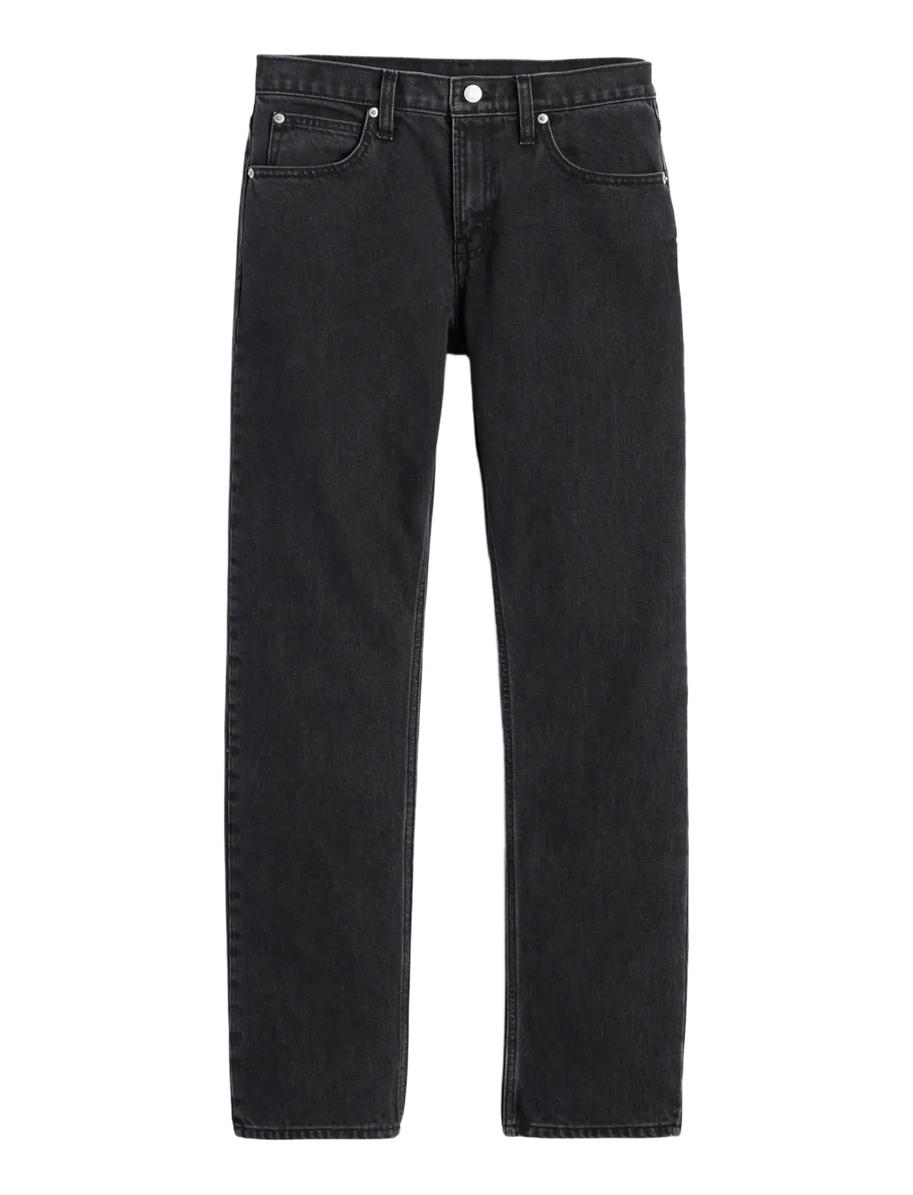 GAP - Mid Rise Straight Taper Jeans - tapered jeans - black wash - 1