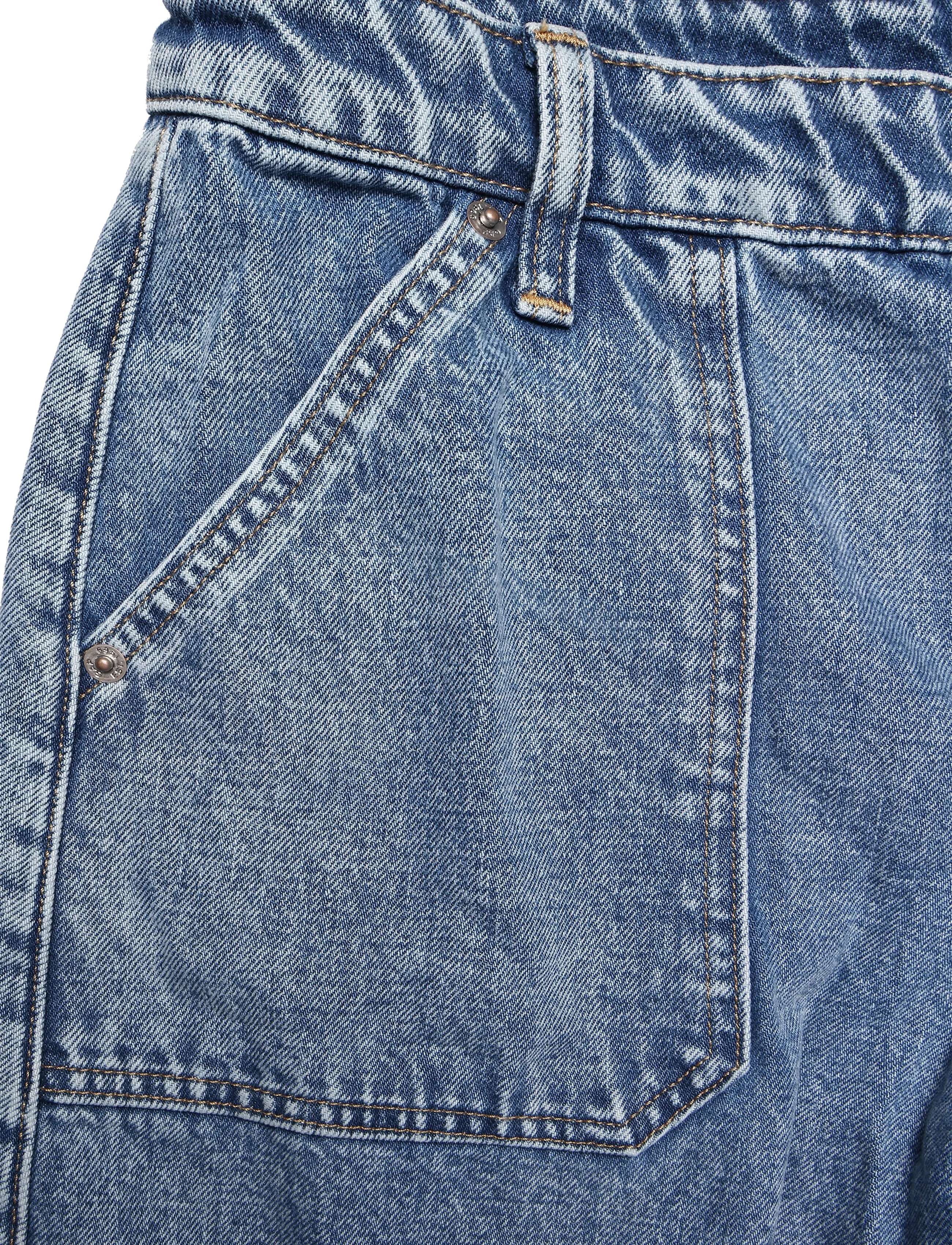 GAP - Mid-Rise Barrel Utility Jeans from the GAP collection - barrel jeans - light wash - 2