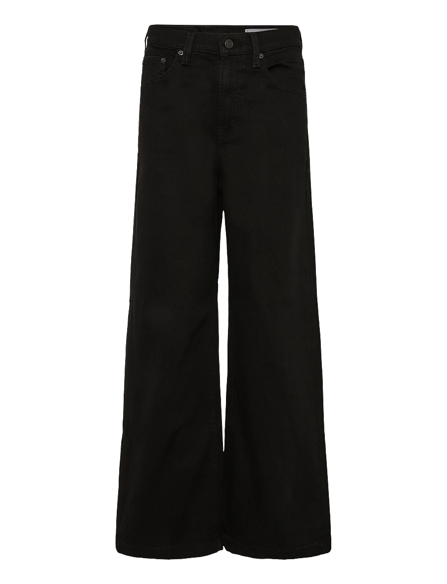 GAP - High-Rise Stride Jeans from the GAP collection - laia säärega teksad - absolute black - 1