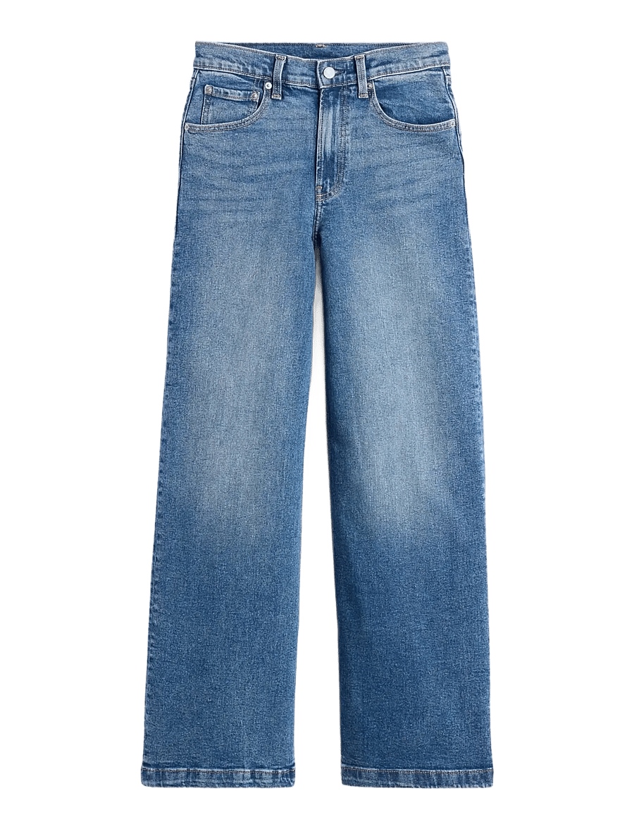 GAP - High-Rise Stride Jeans from the GAP collection - vida jeans - medium wash - 0