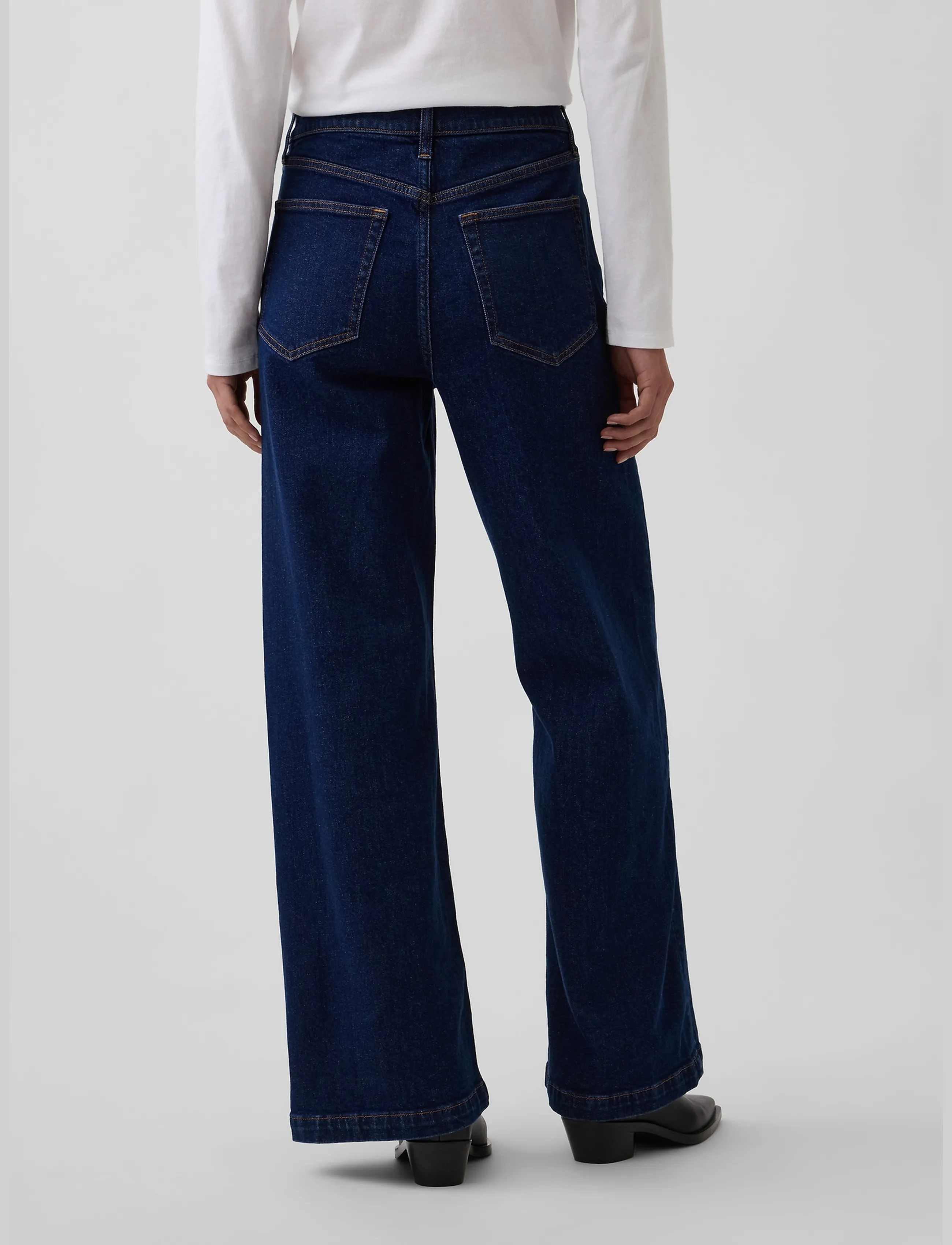 GAP - High-Rise Stride Jeans from the GAP collection - rinse wash - 4