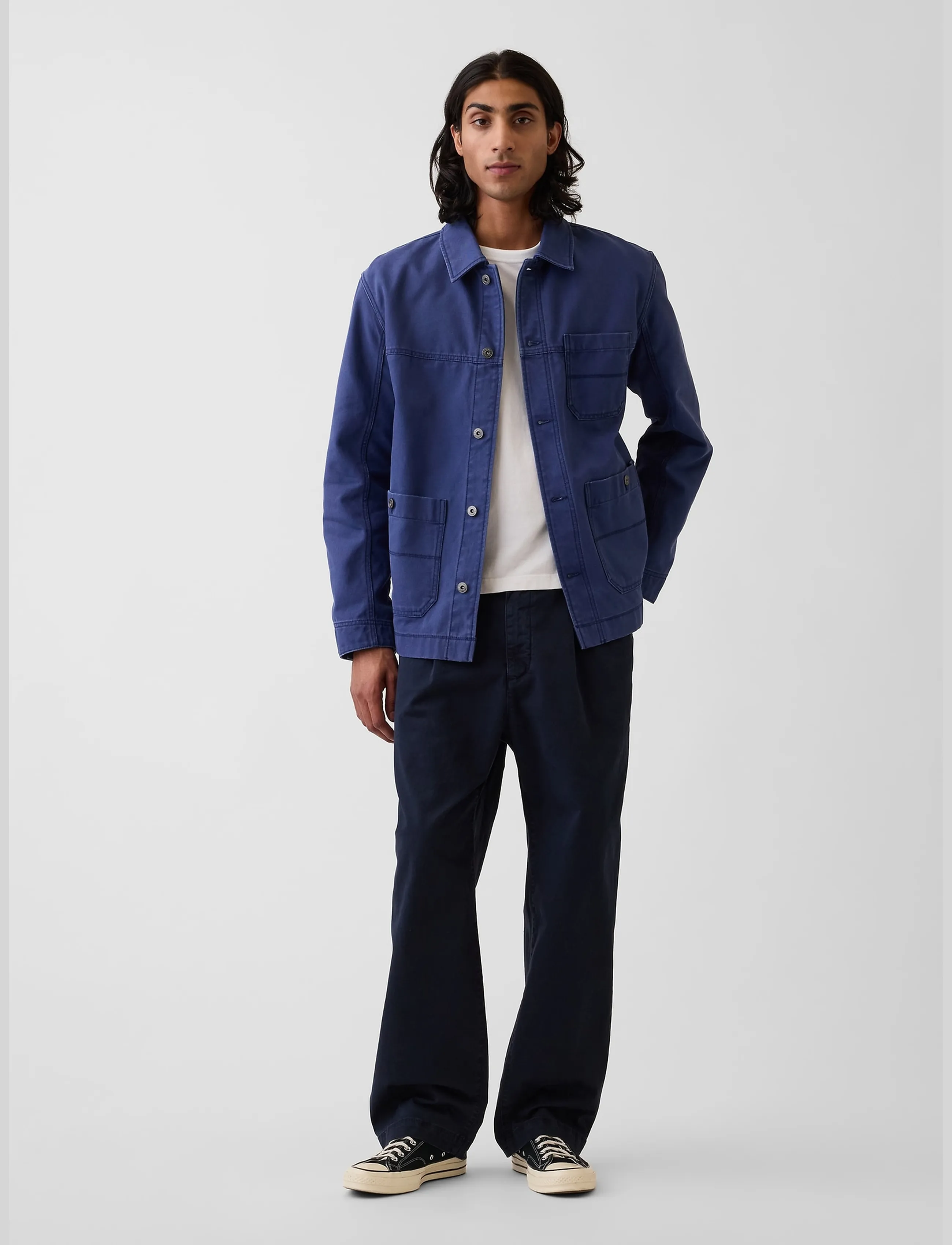 GAP Baggy Khakis from the GAP collection - Bukser - NEW CLASSIC NAVY / navy