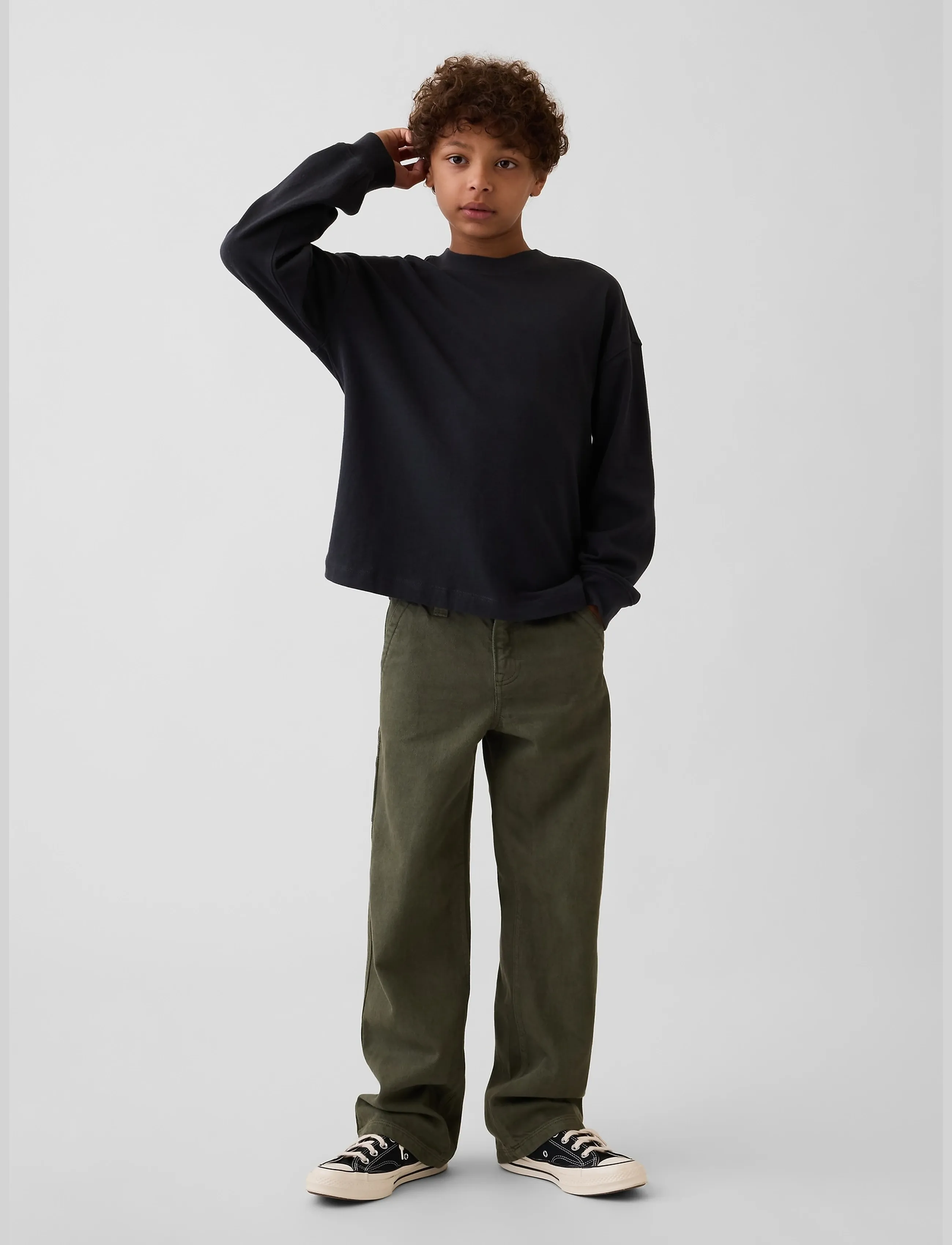 GAP Kids Heavyweight Oversized T-Shirt from the GAP collection - Oberteile & T-Shirts - MOONLESS NIGHT / black