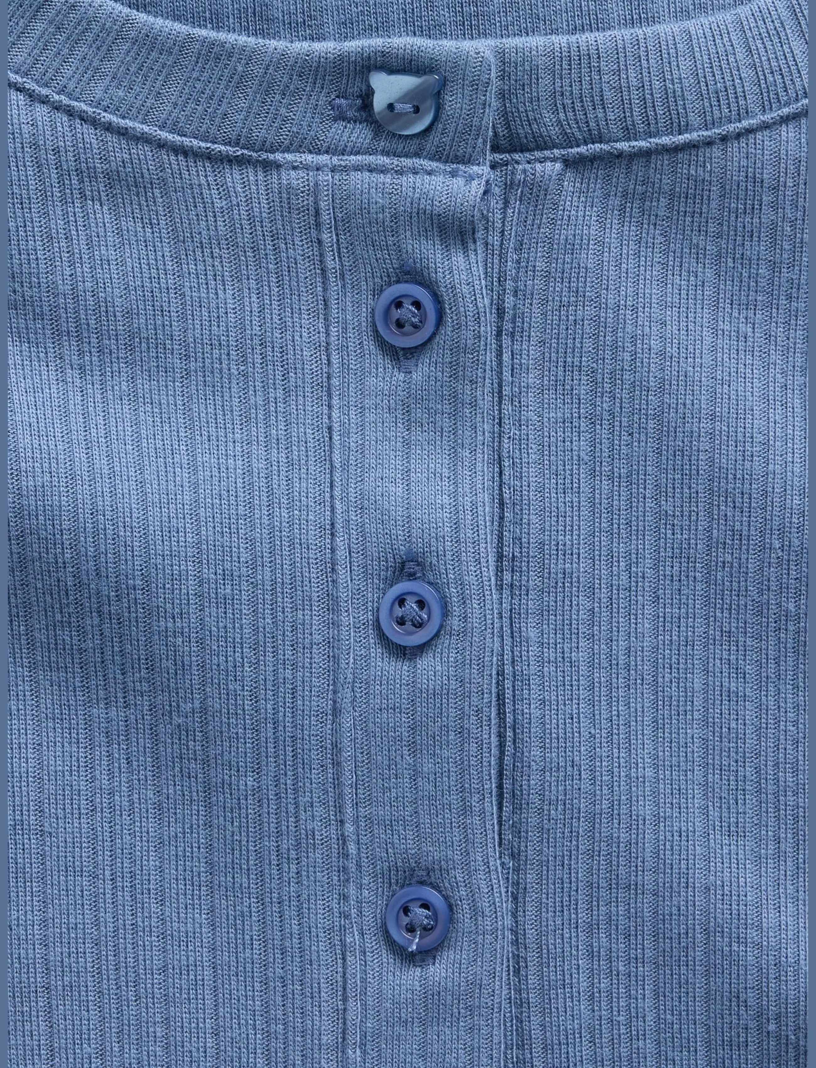 GAP - Rib Henley T-Shirt from the GAP collection - langärmelig - bainbridge blue - 3
