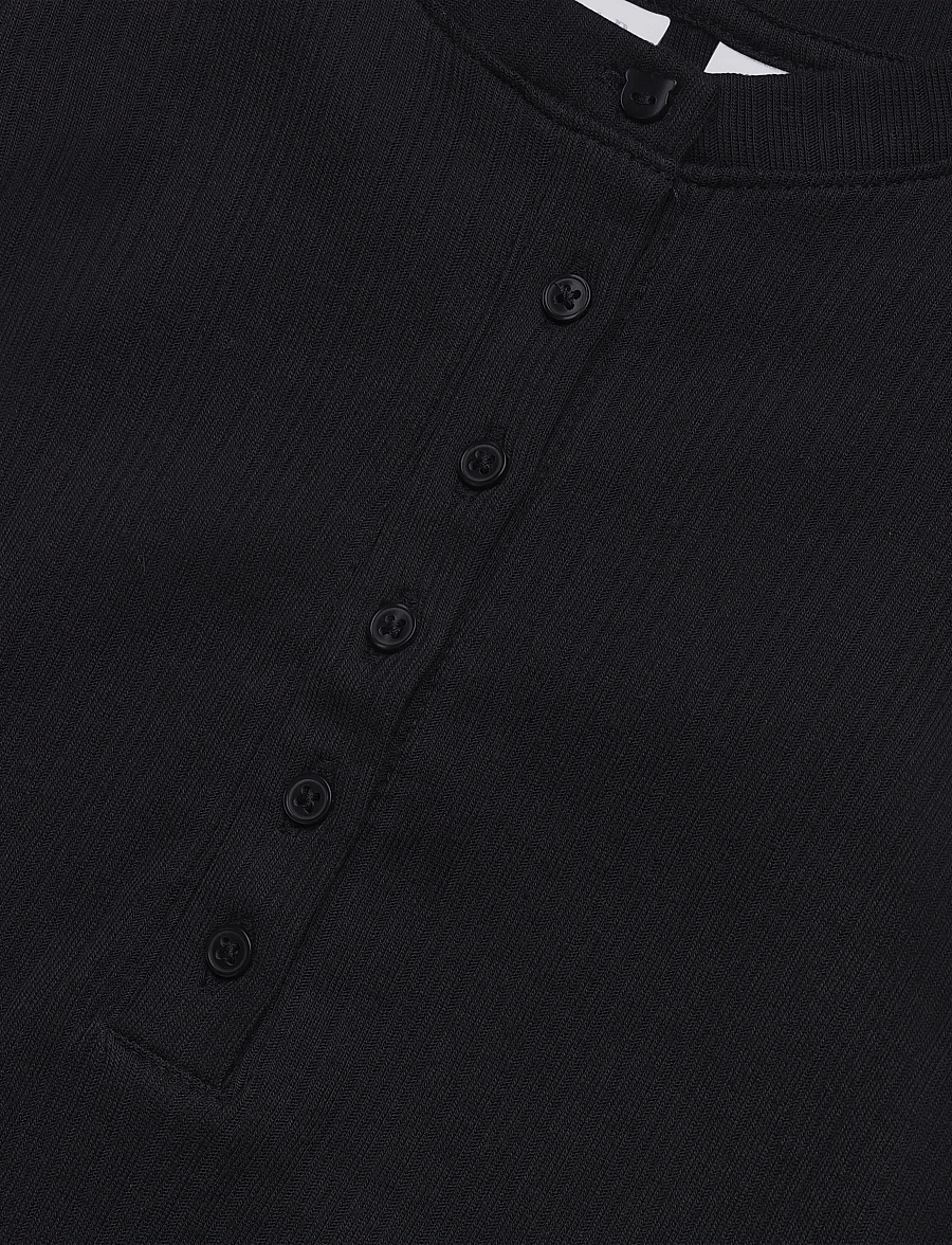 GAP - Rib Henley T-Shirt from the GAP collection - langärmelig - moonless night - 3