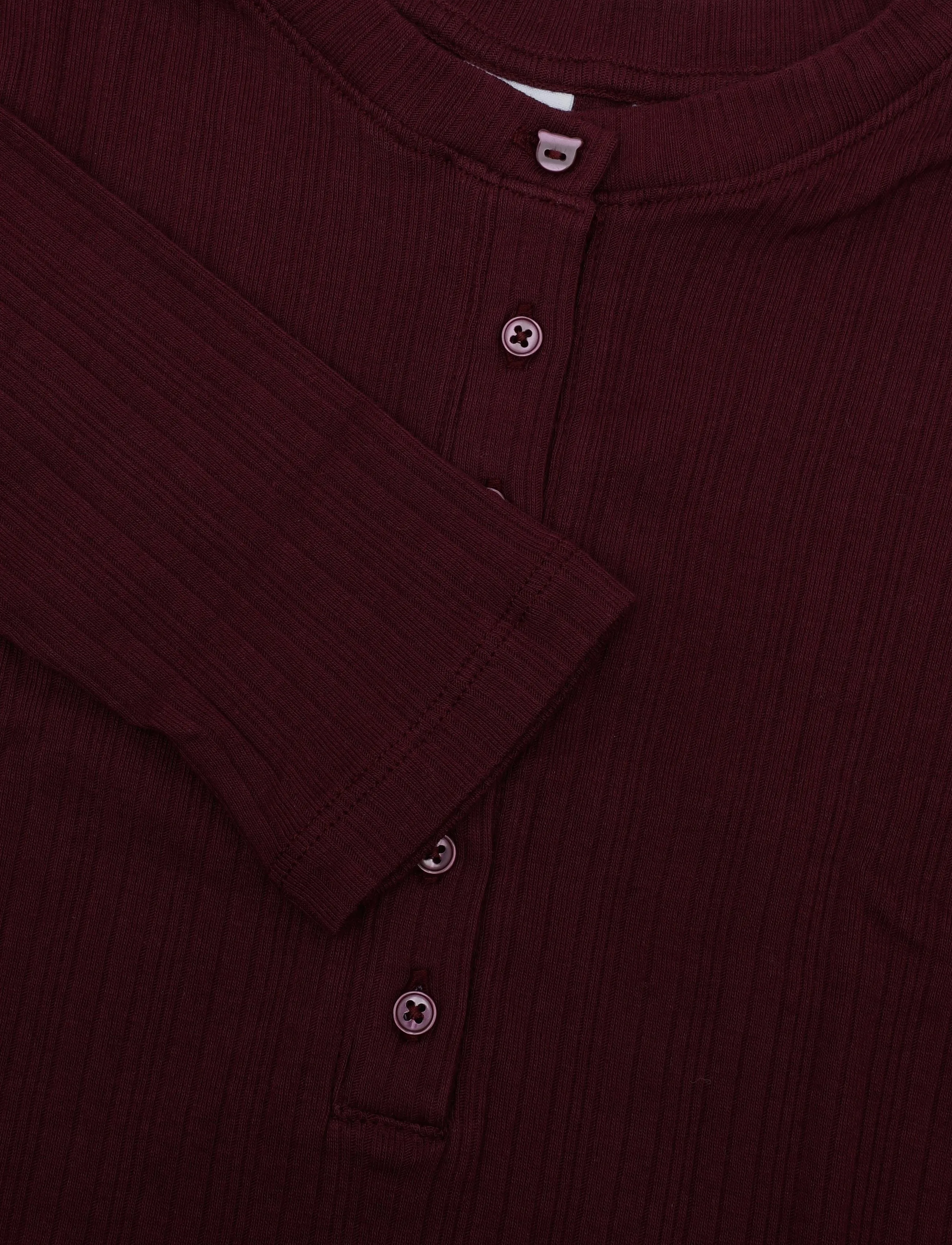 GAP - Rib Henley T-Shirt from the GAP collection - langärmelig - tuscan red - 3
