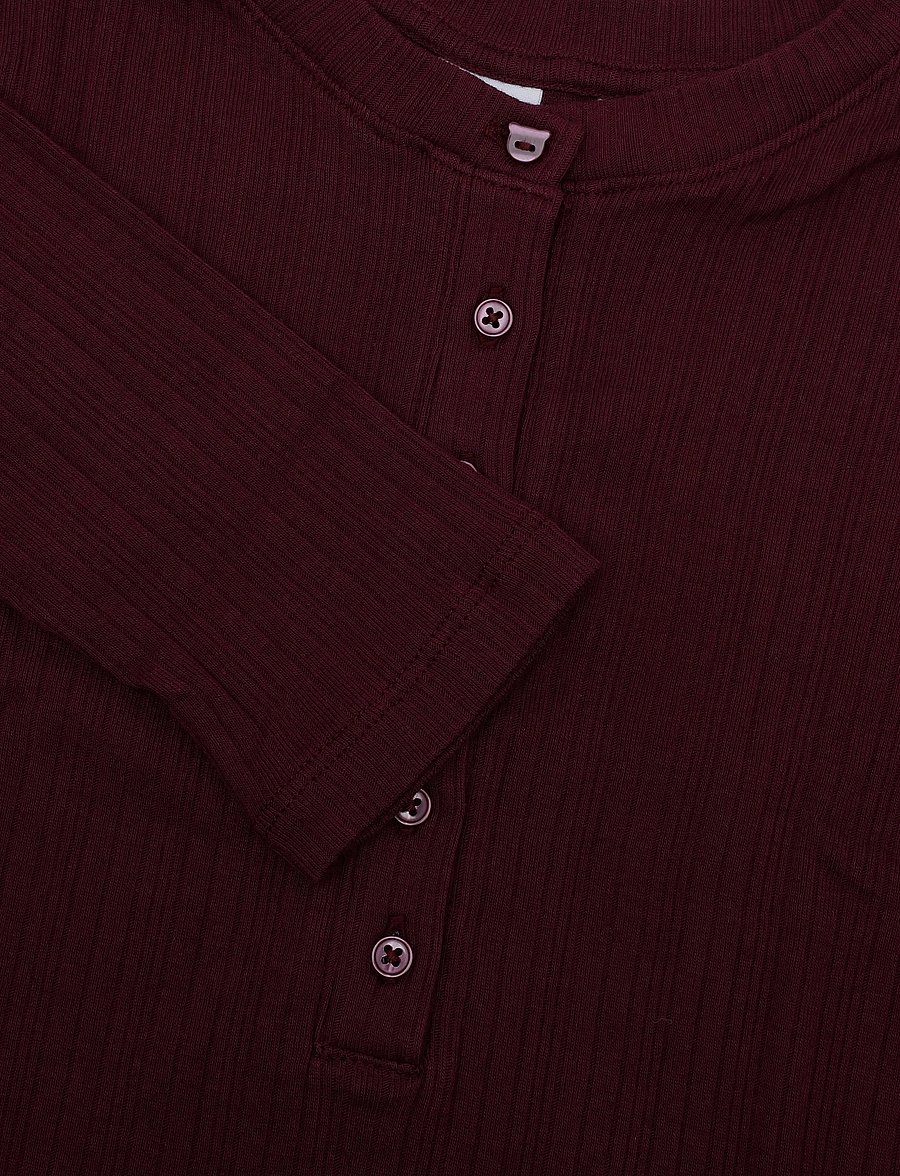 GAP - Rib Henley T-Shirt from the GAP collection - langärmelig - tuscan red - 3
