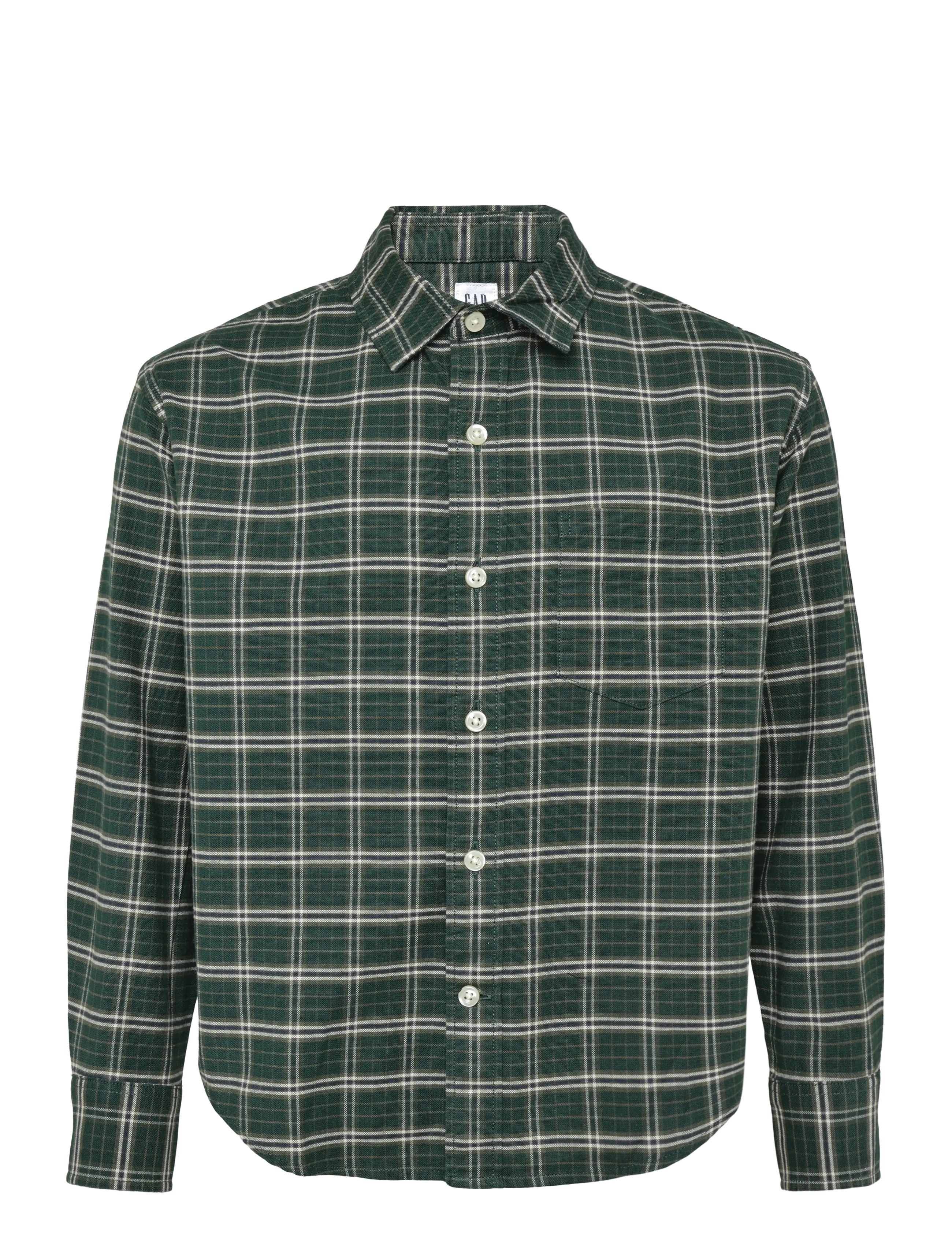 GAP - Relaxed Long-Sleeved Oxford Shirt