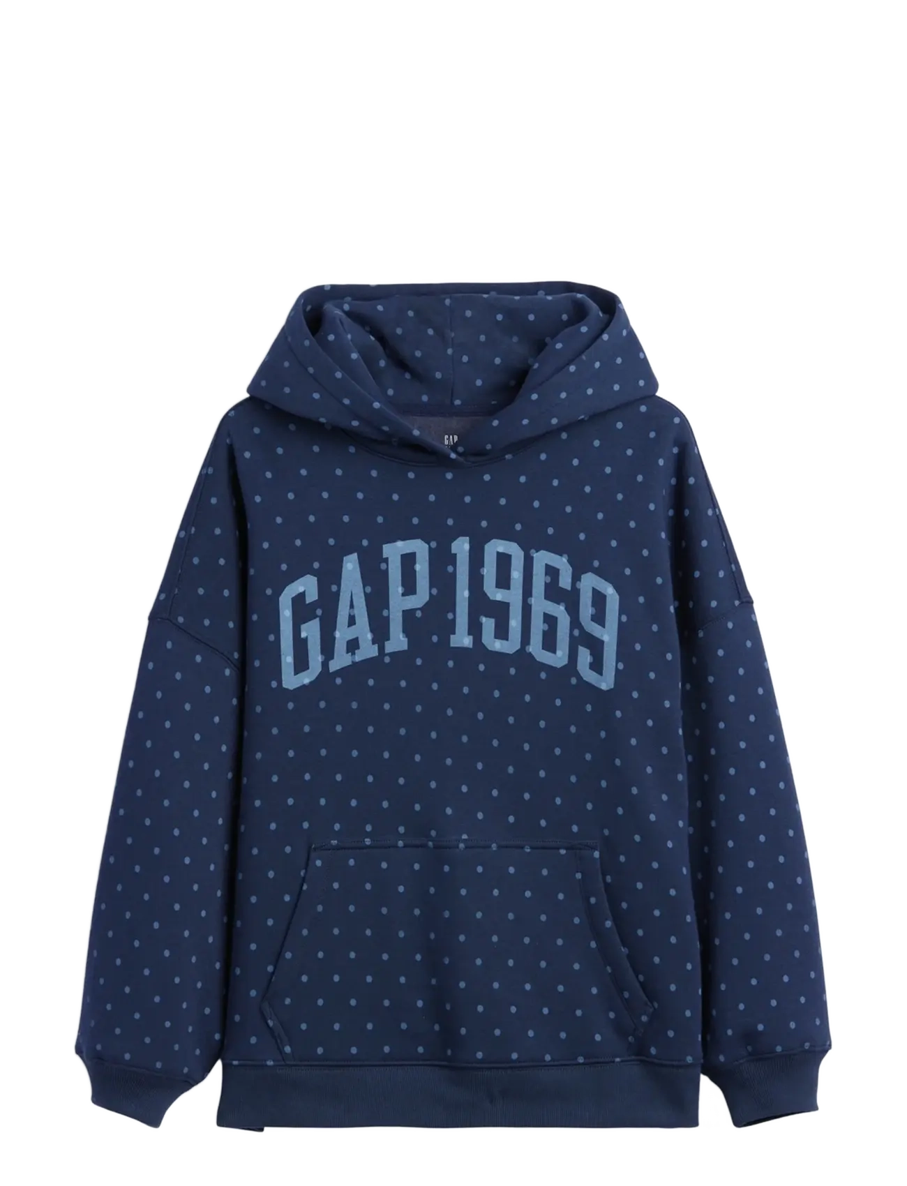 GAP Kids VintageSoft Oversized Logo Hoodie - GAP - VINTAGE NAVY / navy